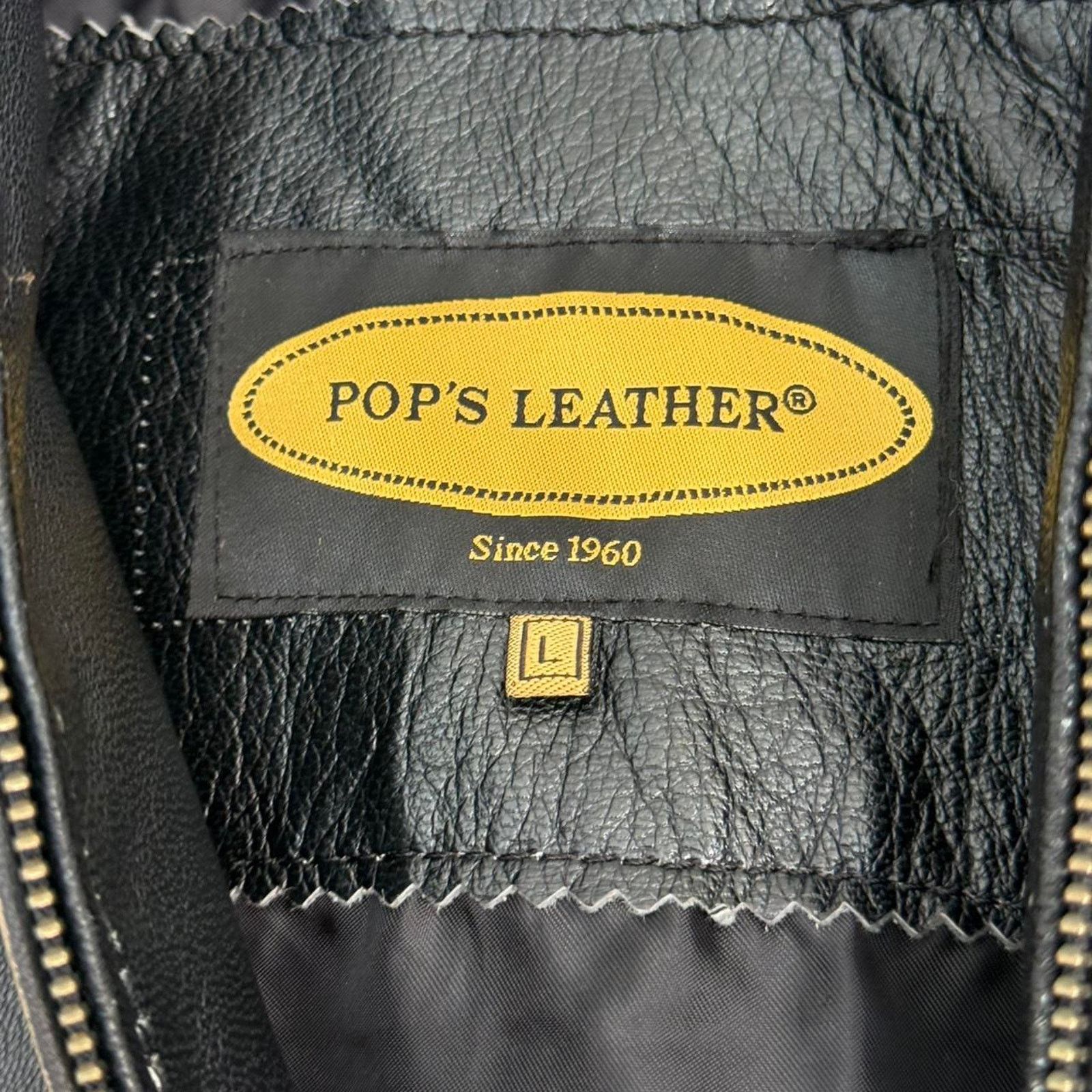 Vintage ✿ ⋆ 𓆩♡𓆪 Vintage Leather Contrast Stitch Moto Jacket 𓆩♡𓆪 Size US XL / EU 56 / 4 - 4 Thumbnail