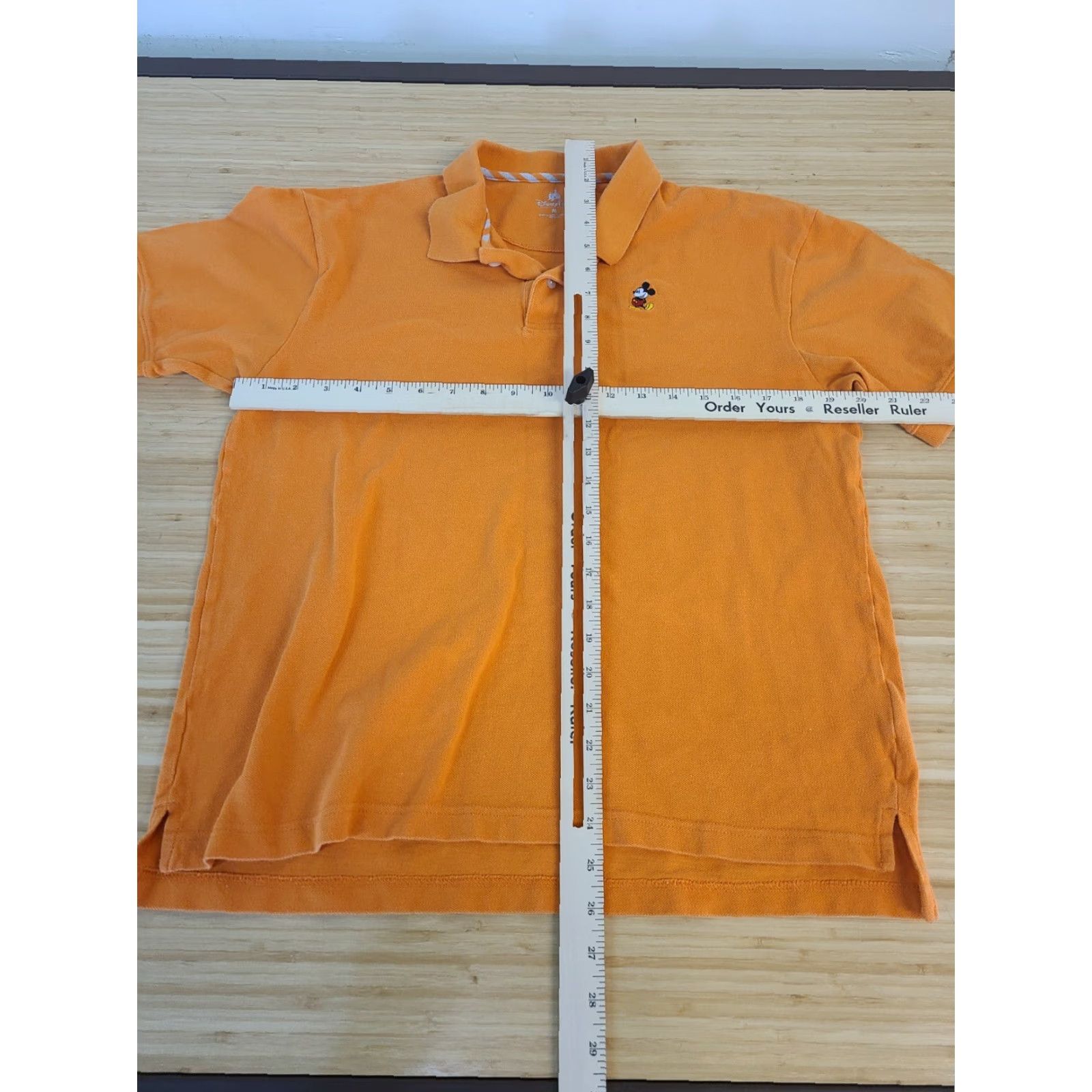 Vintage Disney Parks Mickey Mouse Orange Polo Shirt Mens Medium Size US M / EU 48-50 / 2 - 3 Thumbnail