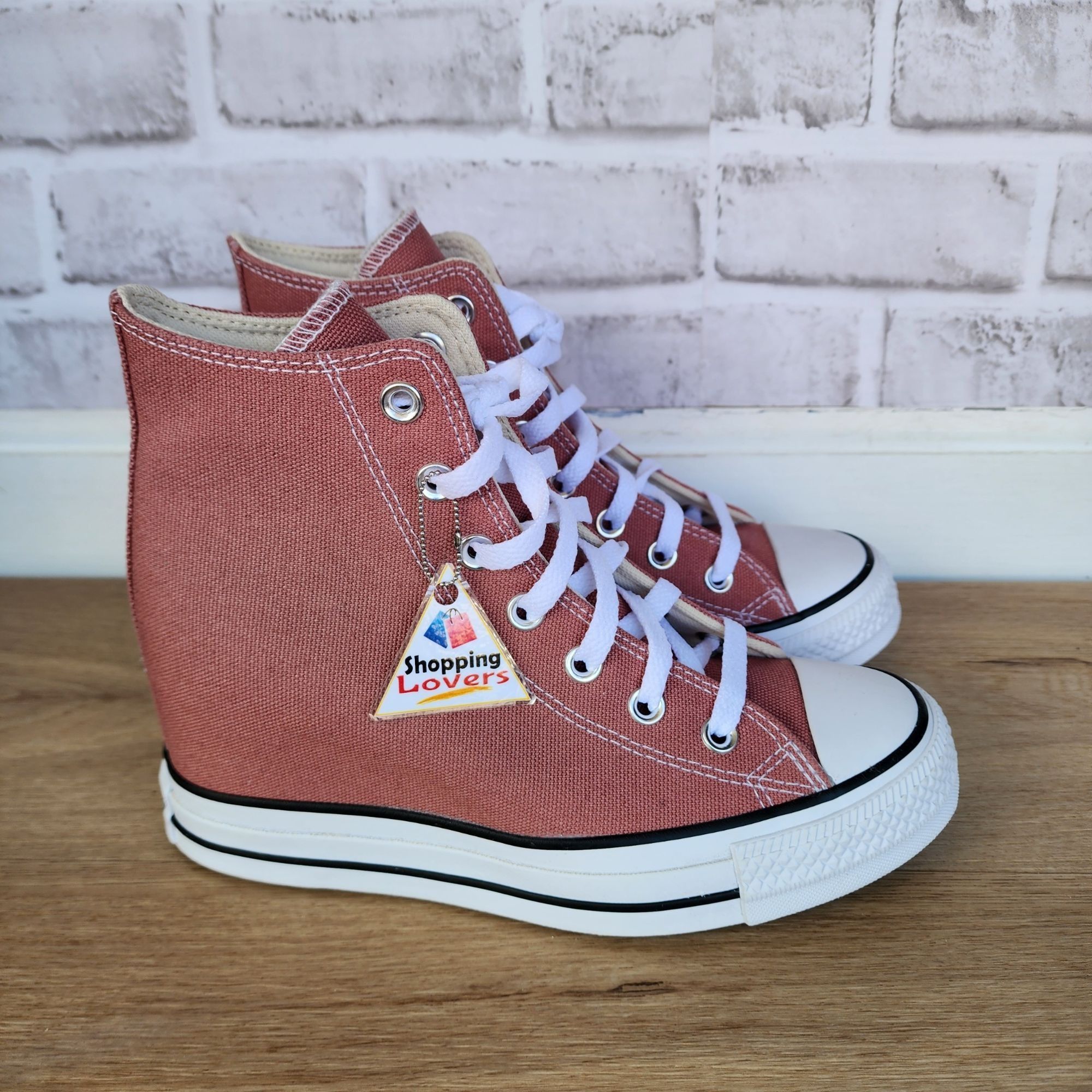 Converse ⭐Converse Chuck Taylor Wedge Platform Sz 7.5 Women's shoes S Size US 7.5 / IT 37.5 - 15 Thumbnail