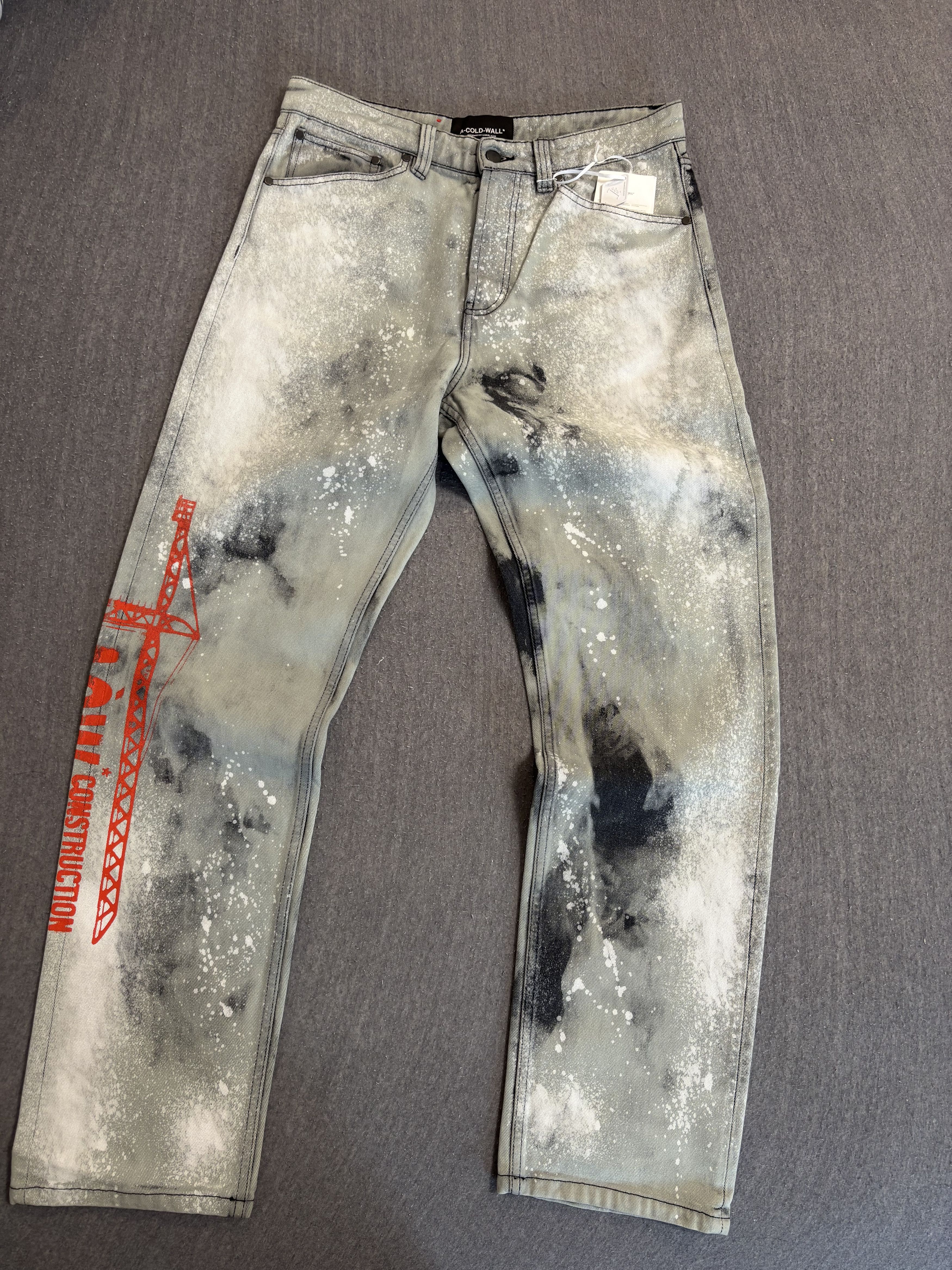 A-COLD-WALL* A-Cold-Wall Man's Tie-die Denim pants Size US 32 / EU 48 - 6 Thumbnail