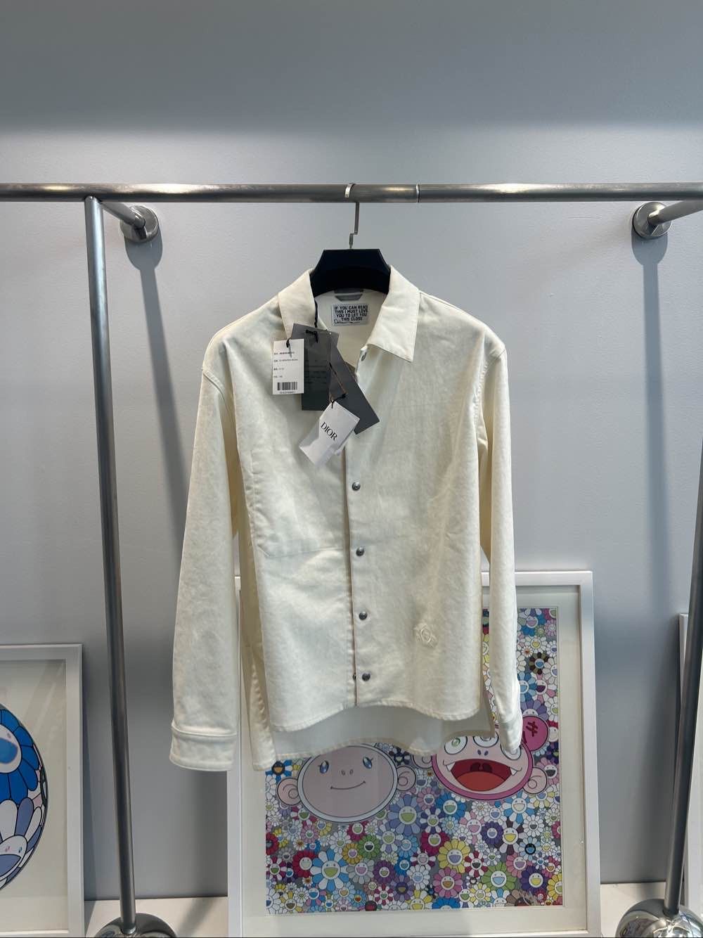 Dior Dior Embroidered Logo Shirt Size S Size US S / EU 44-46 / 1 - 1 Thumbnail