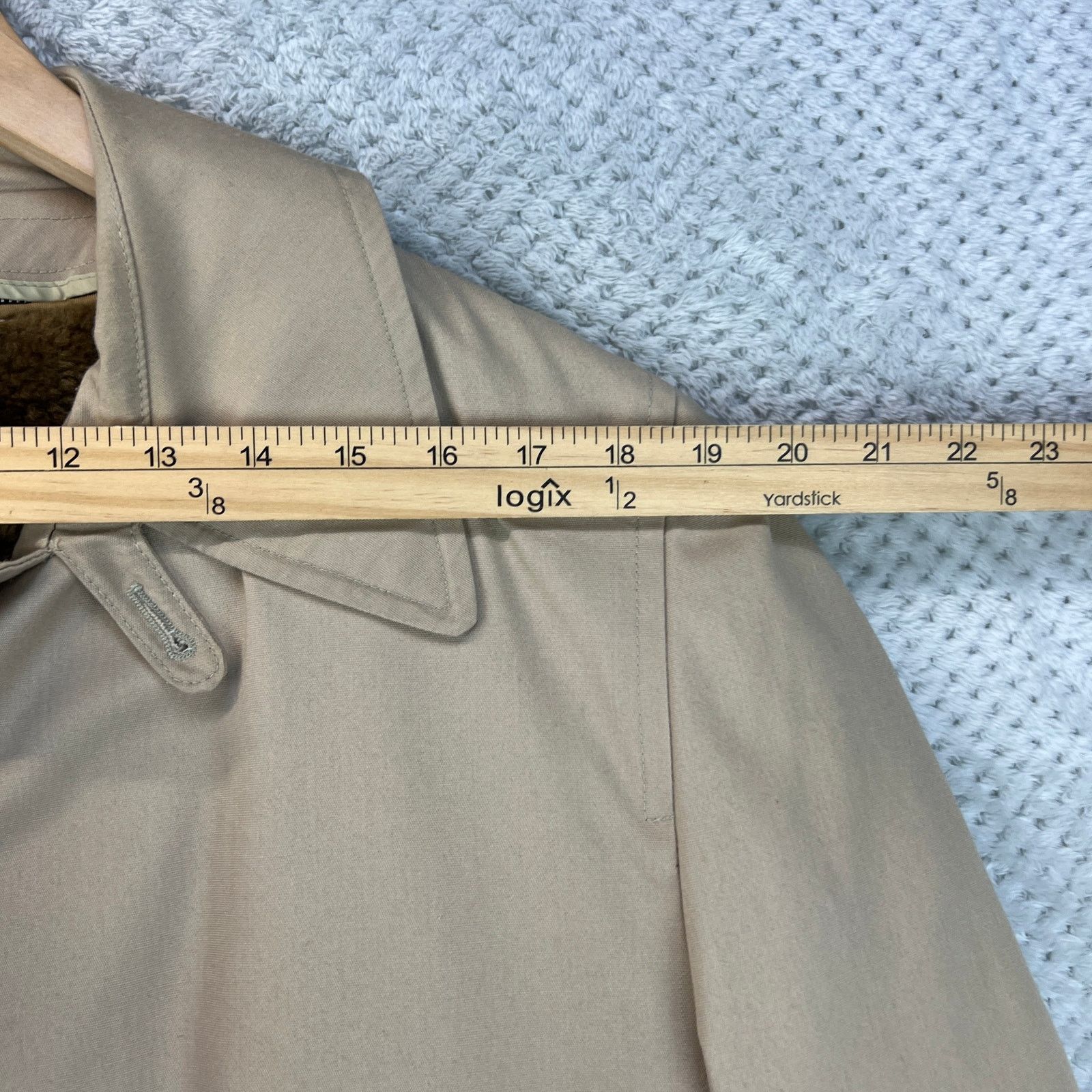 London Fog Vintage London Fog Mens Maincoats Canvas Trench Coat 42R Size US XS / EU 42 / 0 - 17 Thumbnail