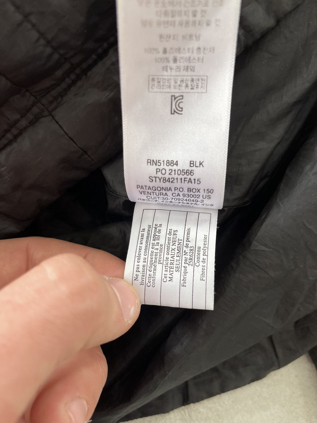 ライス Vintage Patagonia MicroPuff Jacket Black Outdoor Y2K