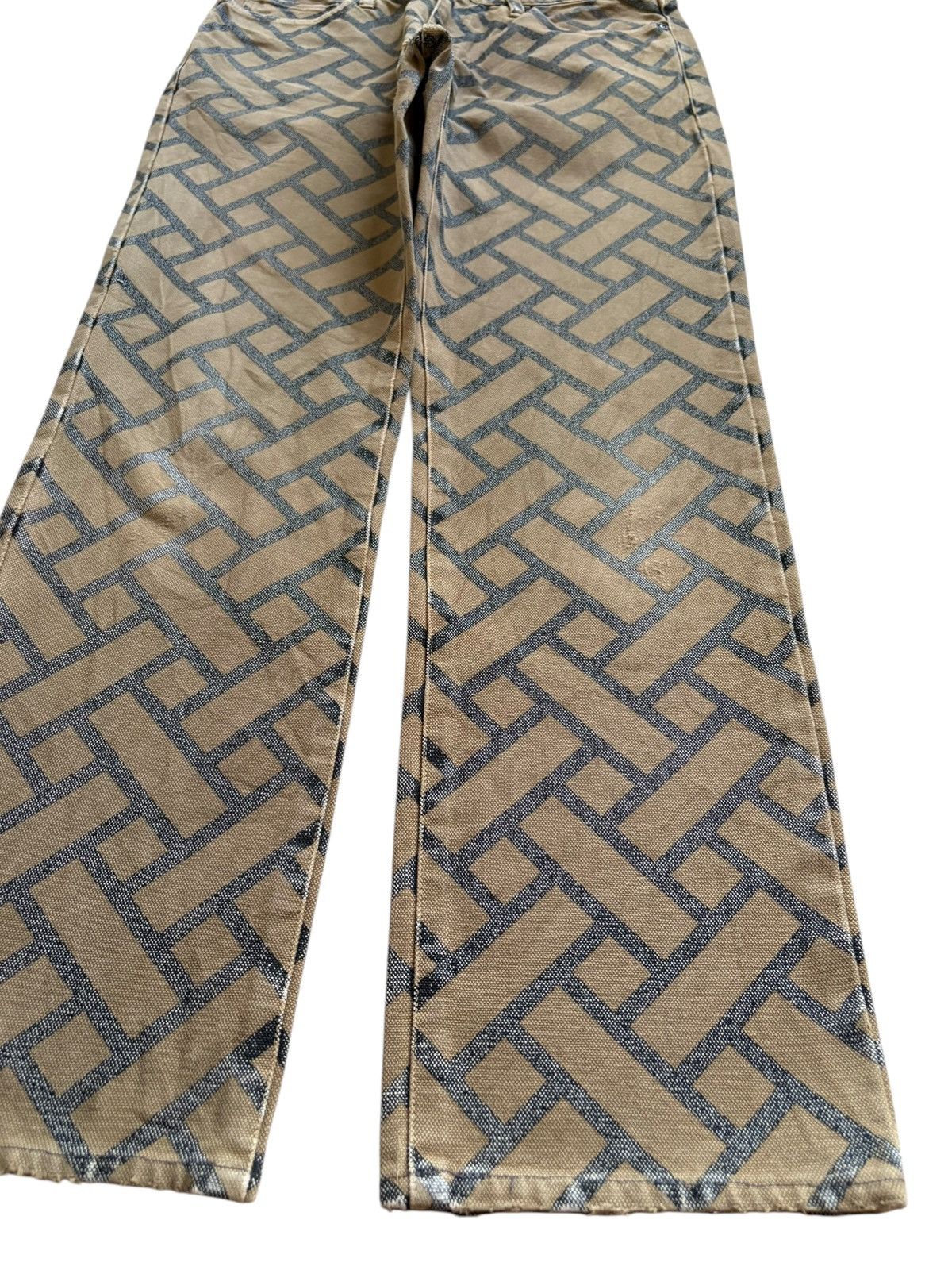 Designer × Issey Miyake × Japanese Brand Vintage Japanese Brand Brown Jeans Size US 29 - 7 Thumbnail