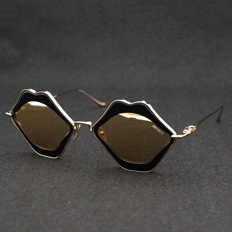 image of Chrome Hearts Chomper Shades in Silver, Men's