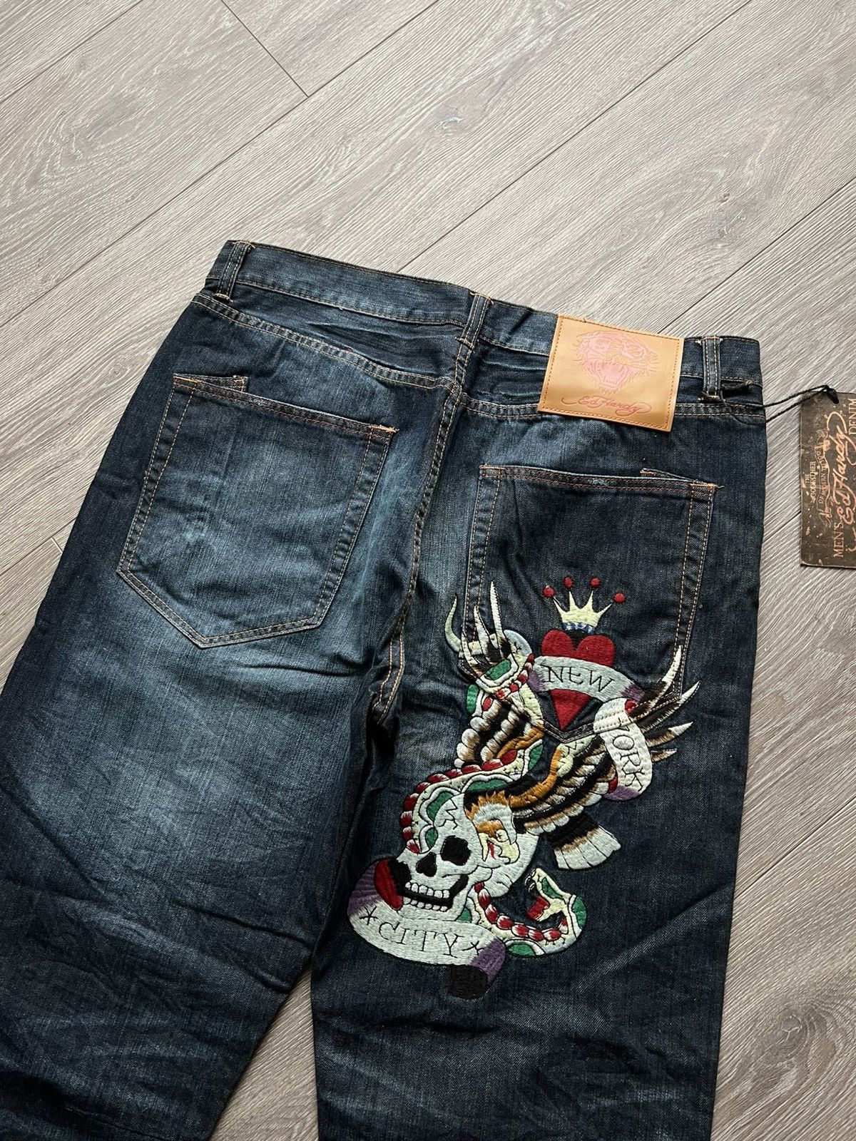 Ed Hardy Vintage Ed Hardy Jeans by Christian Audigier Pants Size US 38 / EU 54 - 5 Thumbnail