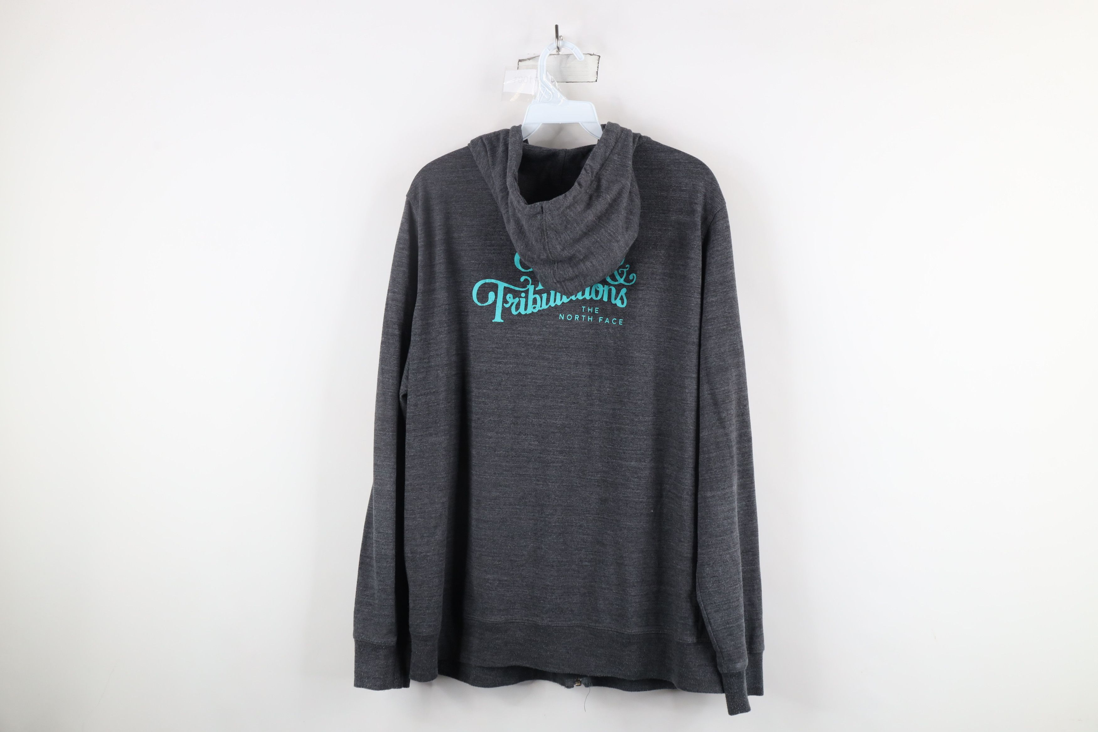 The North Face × Vintage The North Face Trails & Tribulations Jersey Knit Hoodie Size XXL / US 16-18 / IT 52-54 - 9 Thumbnail