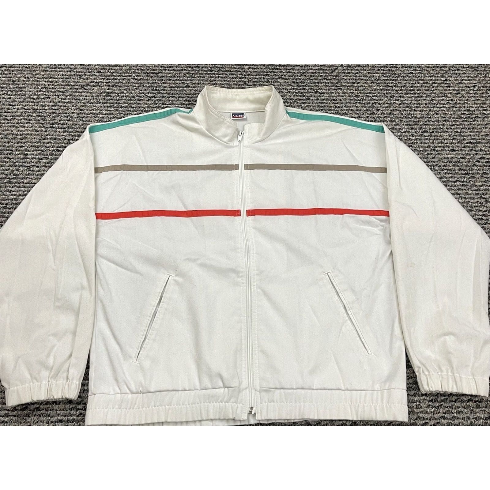 Levi's VINTAGE Levi’s Jacket Mens L White Striped Western 90s Zip Pockets USA Western Size US L / EU 52-54 / 3 - 2 Thumbnail