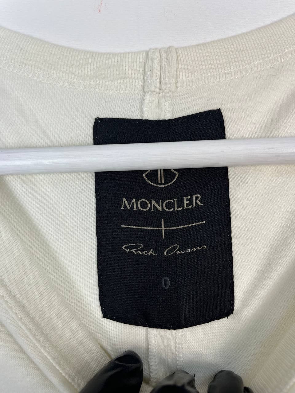 Moncler Moncler x Rick Owens Crewneck SS T Shirt Off White NWT S Size US S / EU 44-46 / 1 - 4 Thumbnail