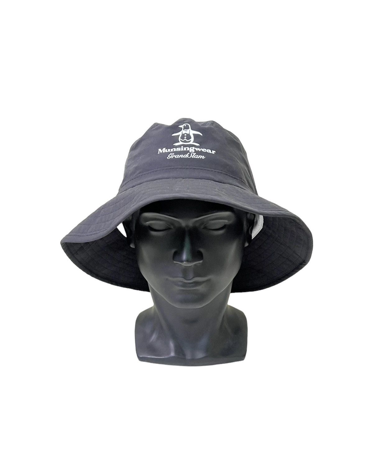 image of Grand Slam x Hats Vintage Grandslam Munsingwear Bucket Hats in Blue Black, Men's