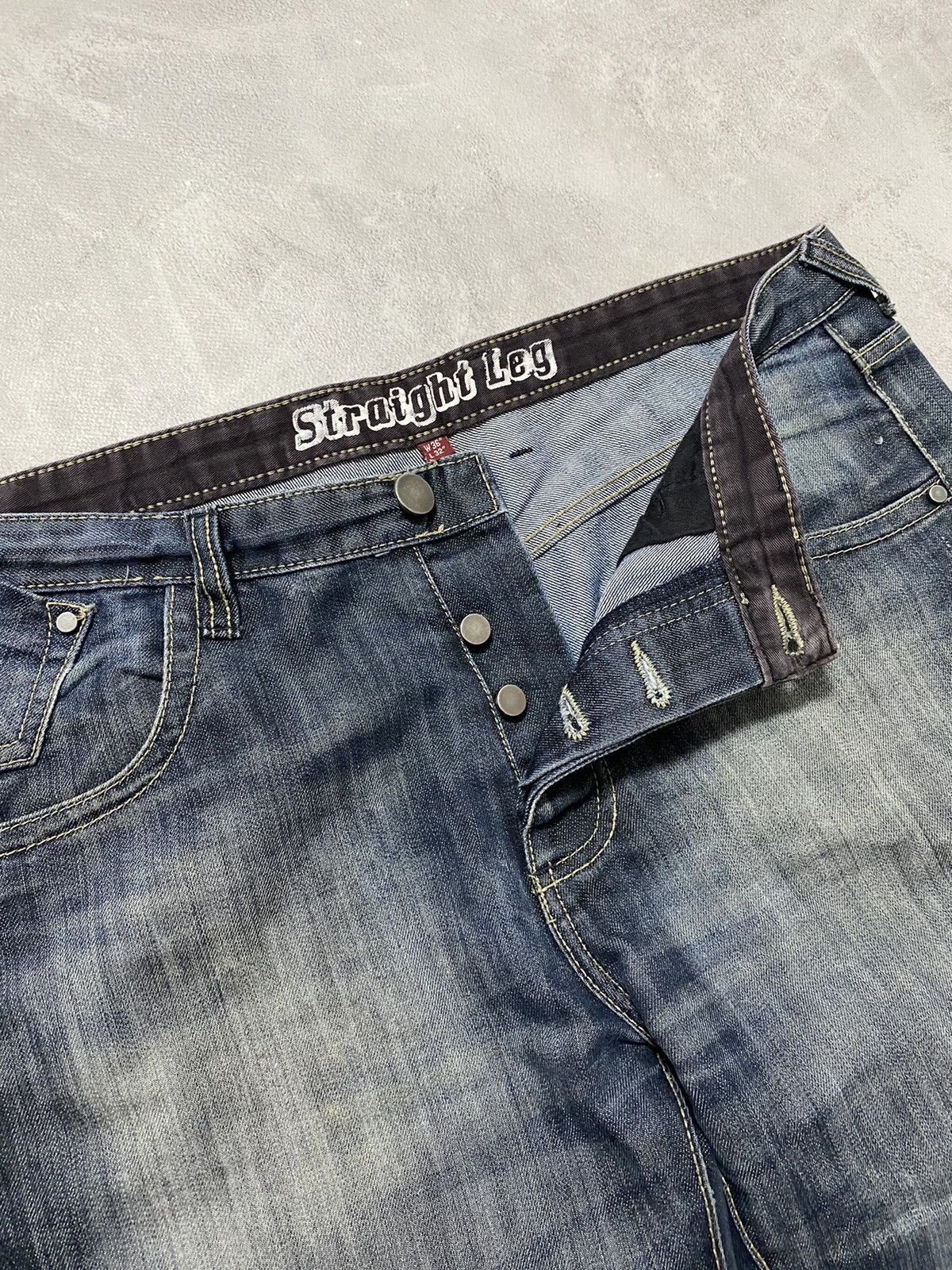 Hysteric Glamour × If Six Was Nine Vintage Pants Jeans Detroit Straight Baggy Retro Leg W36/L32 Size US 36 / EU 52 - 6 Thumbnail