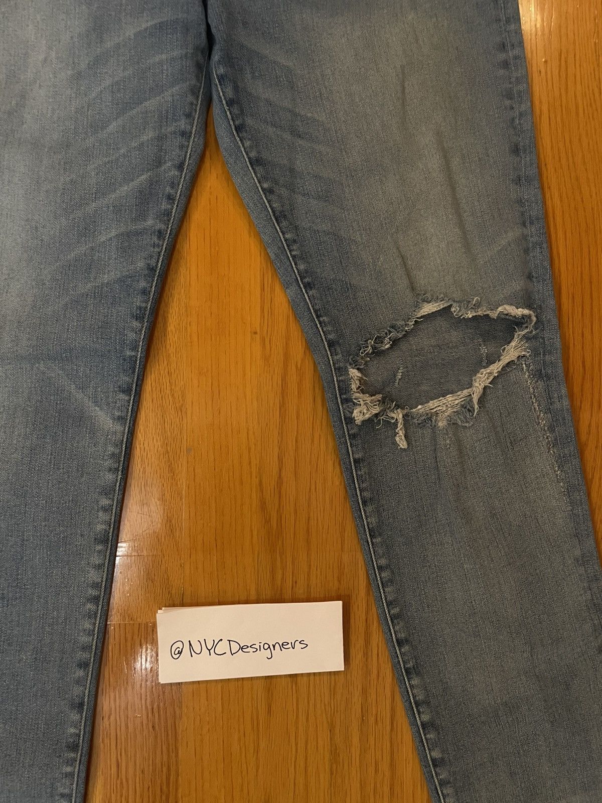 Amiri Amiri Plain Distressed Jeans Size US 38 / EU 54 - 5 Thumbnail
