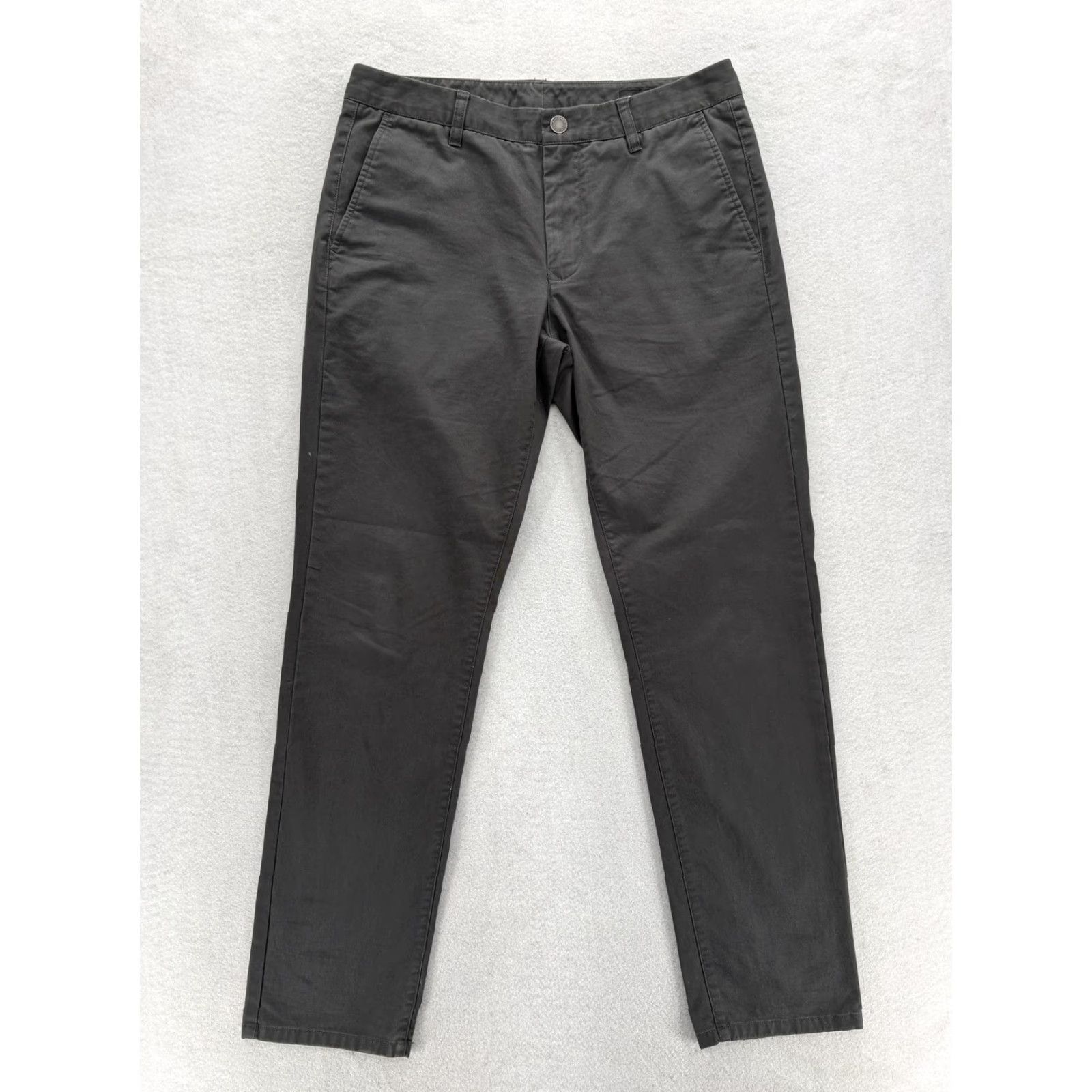 Bonobos Bonobos Chino Pants Mens 32x32 Gray Slim Fit Stretch Casual Work Business Preppy Size US 32 / EU 48 - 2 Thumbnail