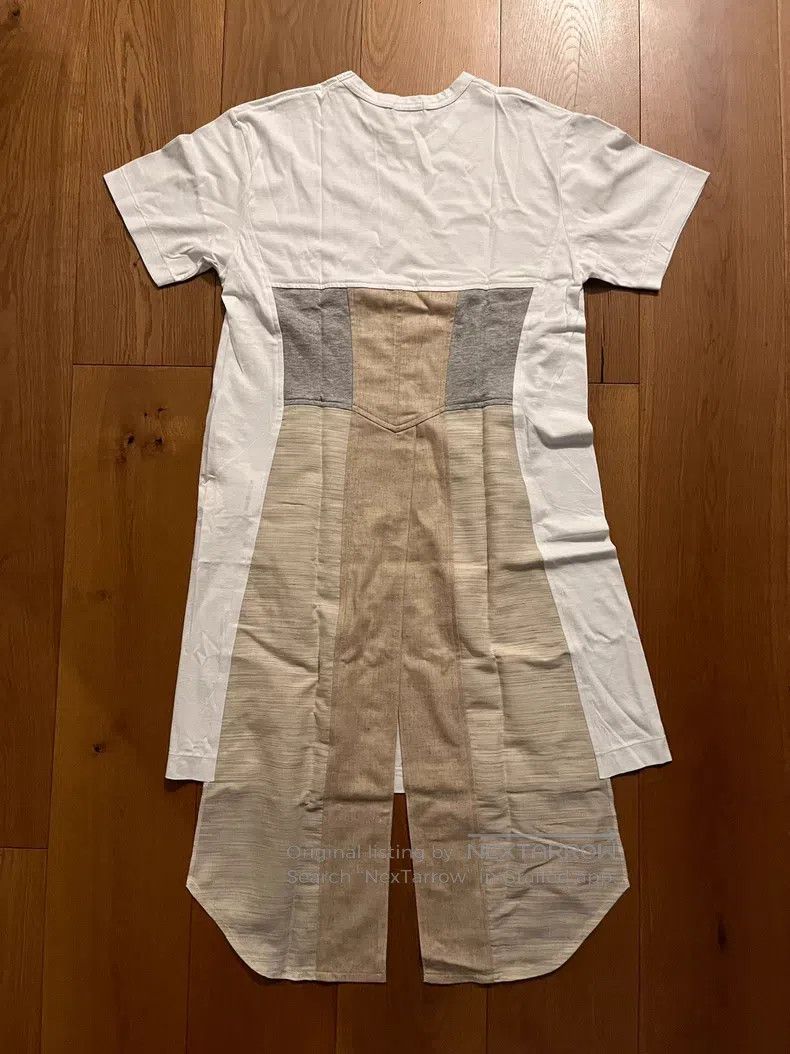 Comme des Garcons Comme Des Garcons Tuxedo T-shirt with Multiple Material Pa Size US M / EU 48-50 / 2 - 6 Thumbnail