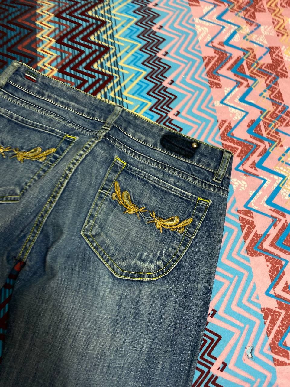Diesel DIESEL jeans blue vintage crazy Y2K streetwear Size 31" - 4 Thumbnail