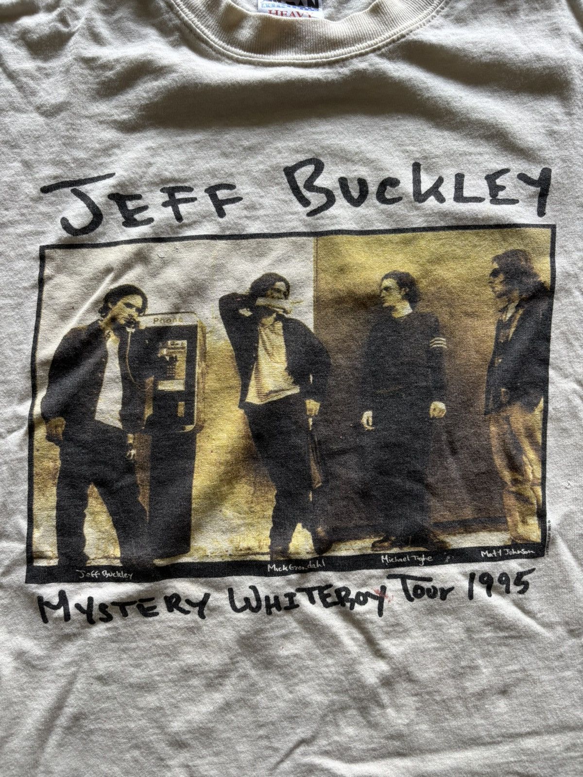 Band Tees rare vintage jeff buckley 1995 tour distressed Size US L / EU 52-54 / 3 - 5 Thumbnail