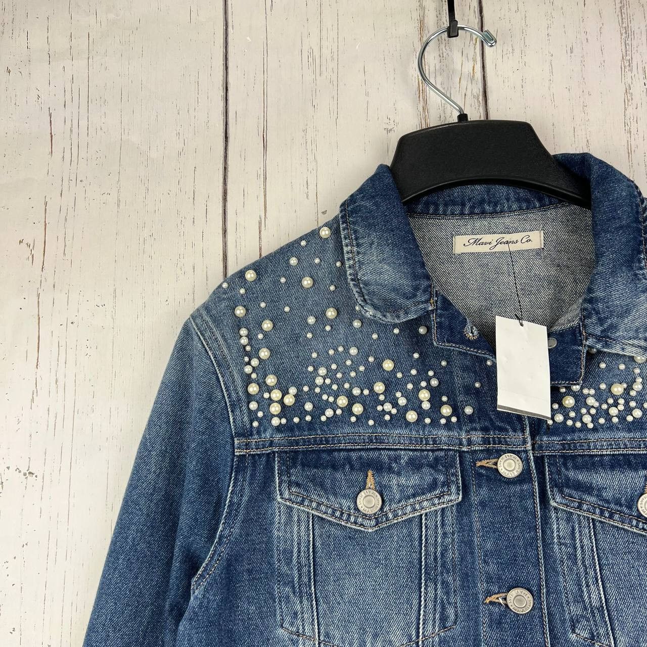 Mavi Mavi Small Classic Fit Stretchable Denim Jeans Jacket Size S / US 4 / IT 40 - 3 Thumbnail