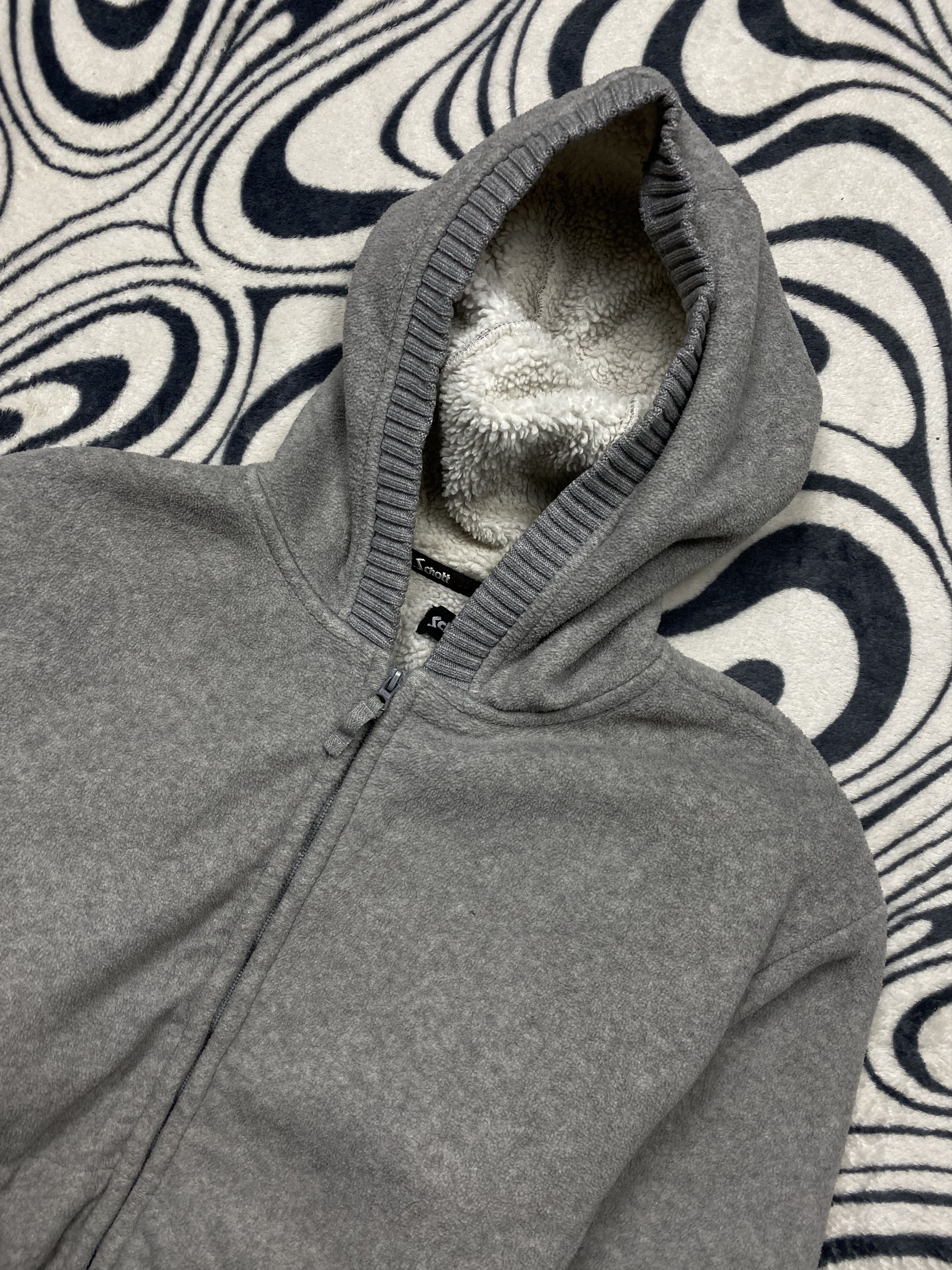 Schott Schott Vintage Mens Teddy Fleece Sherpa Jacket Y2K Size US XXL / EU 58 / 5 - 3 Thumbnail