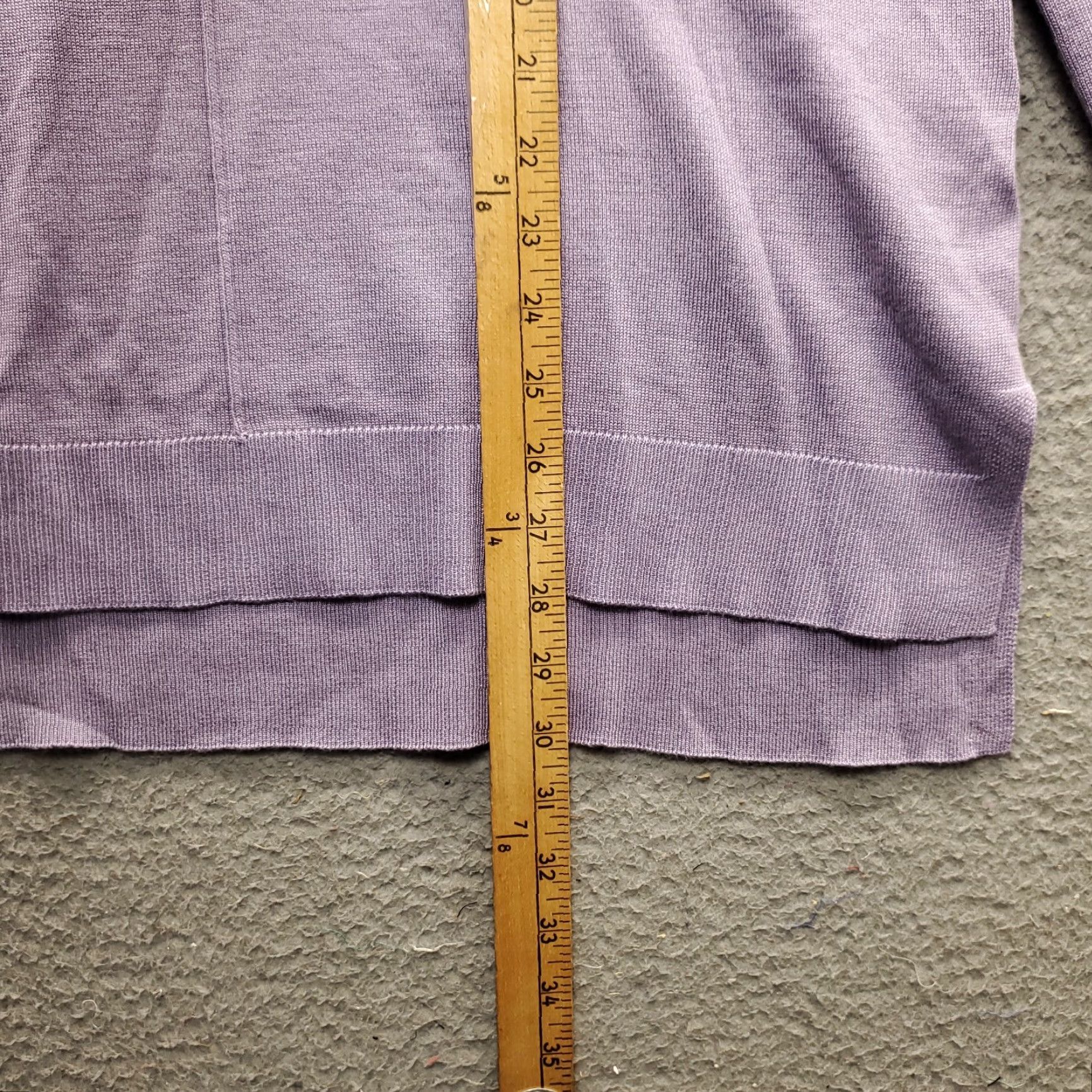 Melissa Melissa Paige Sweater Womens XL Purple Knit Raglan Sleeve Pullover Size XL / US 12-14 / IT 48-50 - 4 Thumbnail
