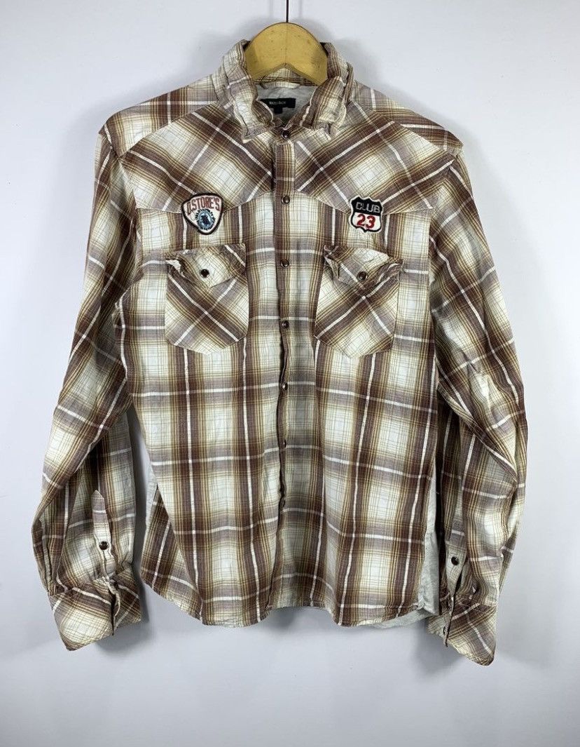 20471120 Japanese Water Back Poem Skull button up shirt cdg style Size US L / EU 52-54 / 3 - 2 Thumbnail