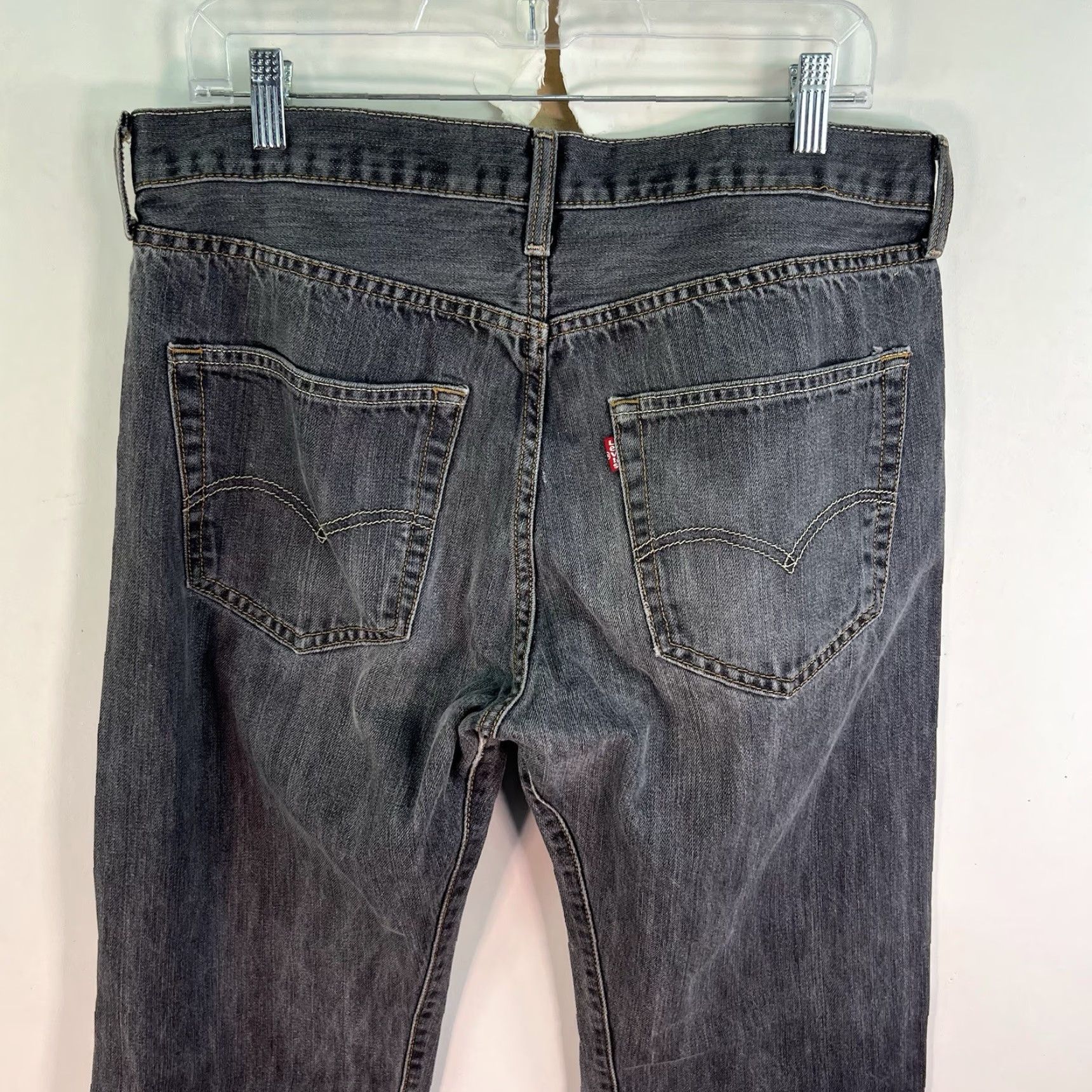 Levi's VINTAGE Levi's 501 Jeans Mens Size 36 X32 Distressed Straight Denim Black 90s Size US 36 / EU 52 - 7 Thumbnail
