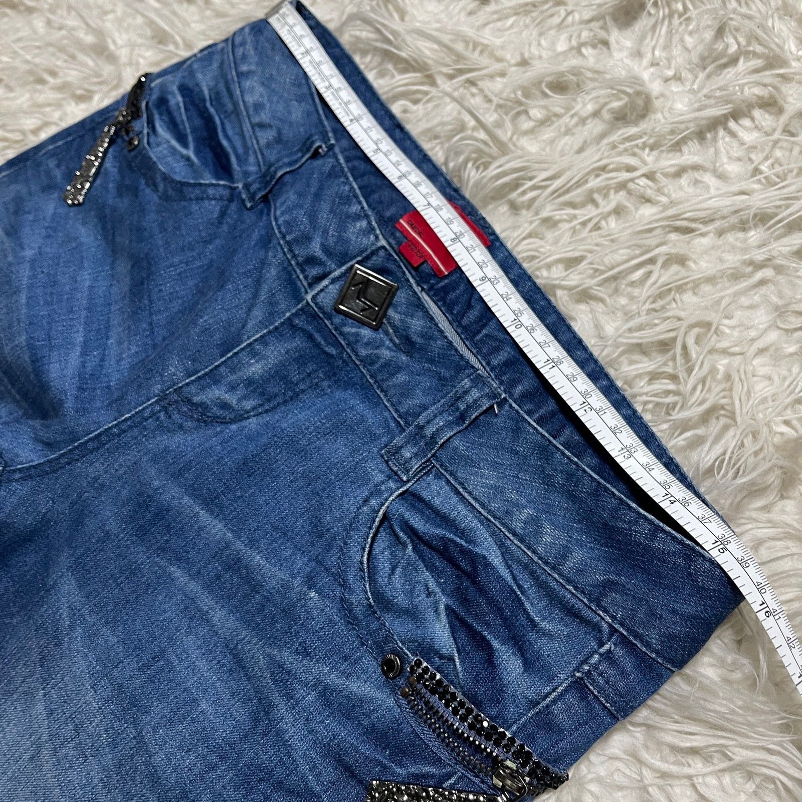 Hysteric Glamour × Japanese Brand × Vintage Vintage Japanese Brand Faded Low-rise Bootcut Denim Jeans Size US 30 / EU 46 - 16 Thumbnail