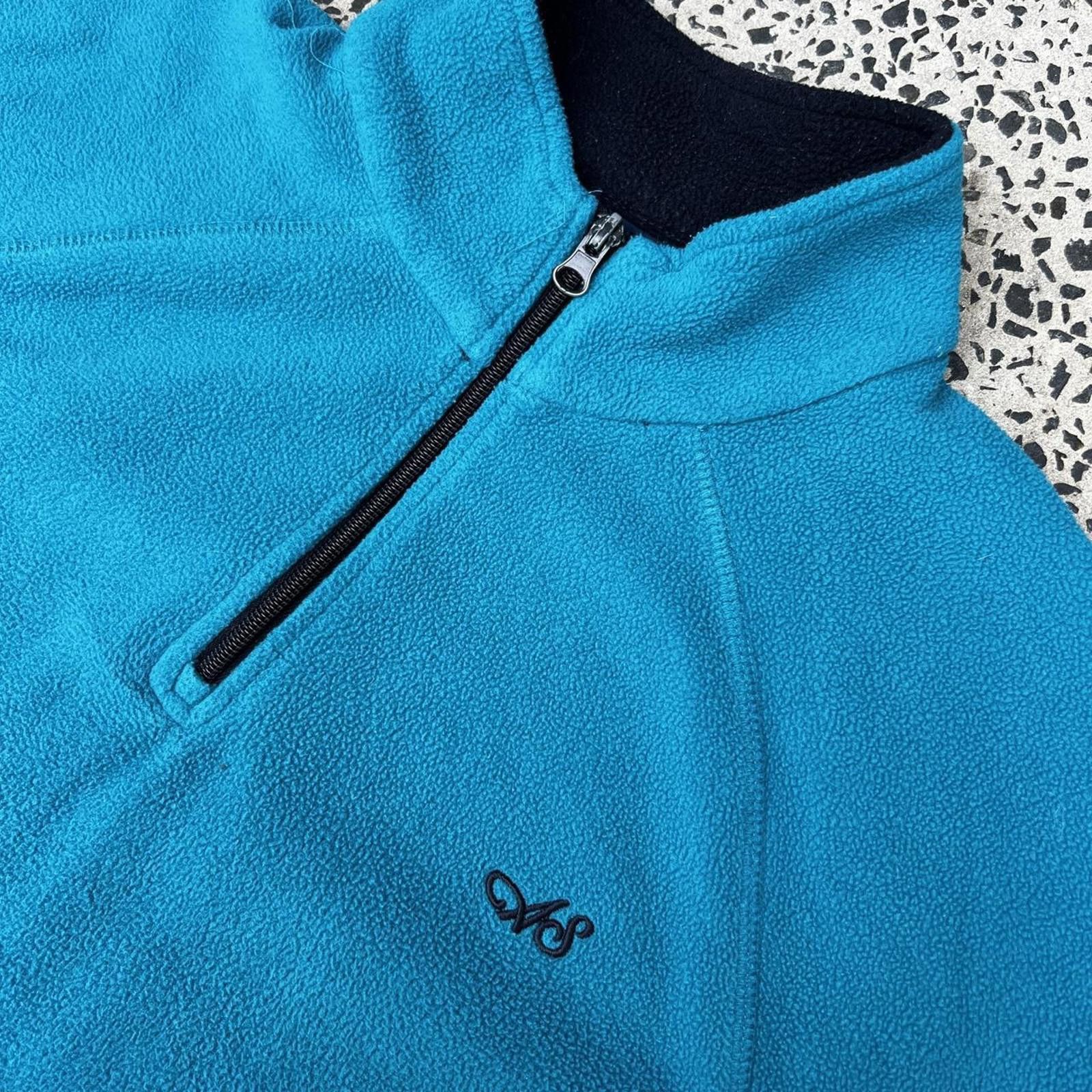 Kathmandu Blue and Navy 1/4 Zip Fleece ❄️ Size L / US 10 / IT 46 - 3 Thumbnail