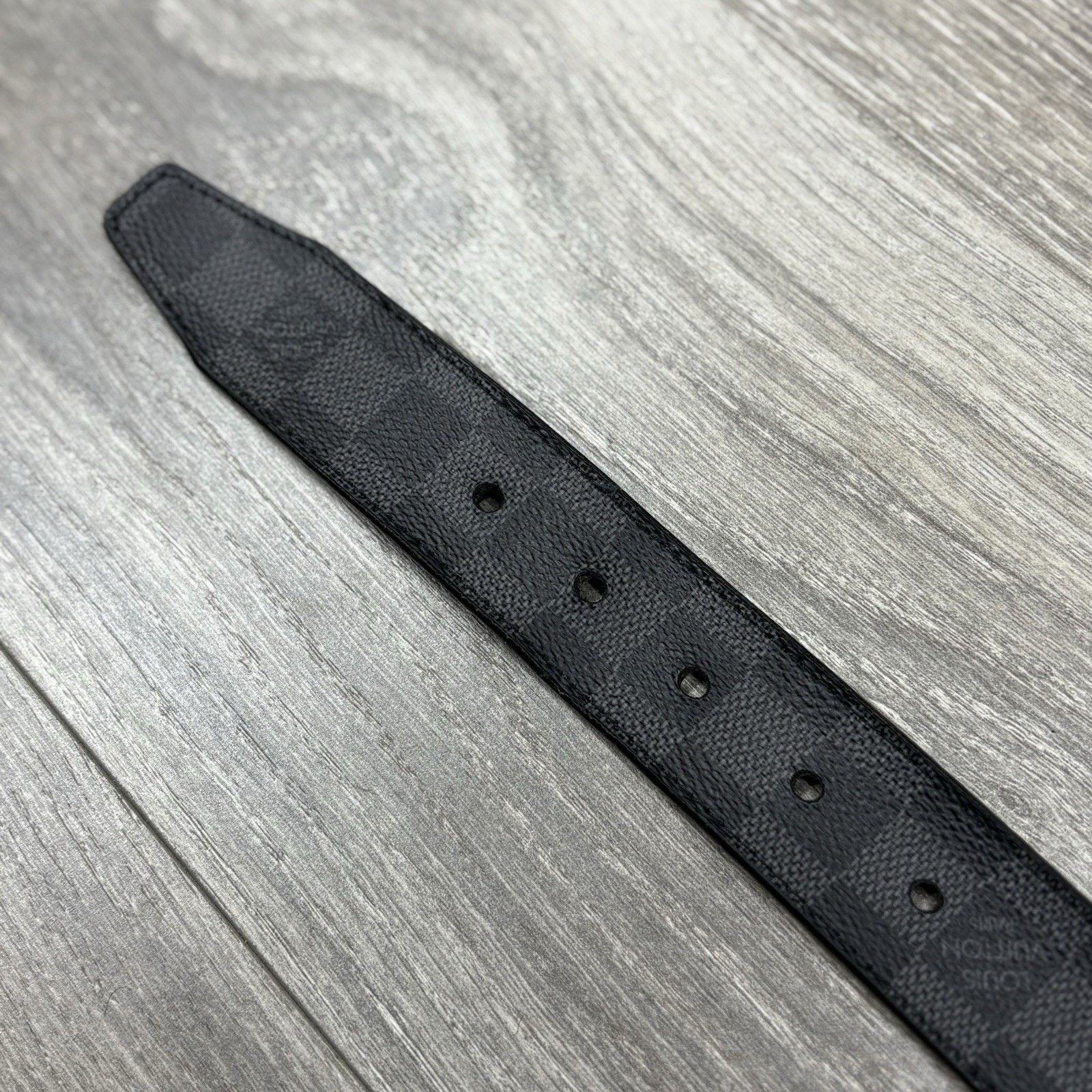 Louis Vuitton Louis Vuitton Pont Neuf 35mm Belt ' Damier Graphite ' Size ONE SIZE - 9 Thumbnail
