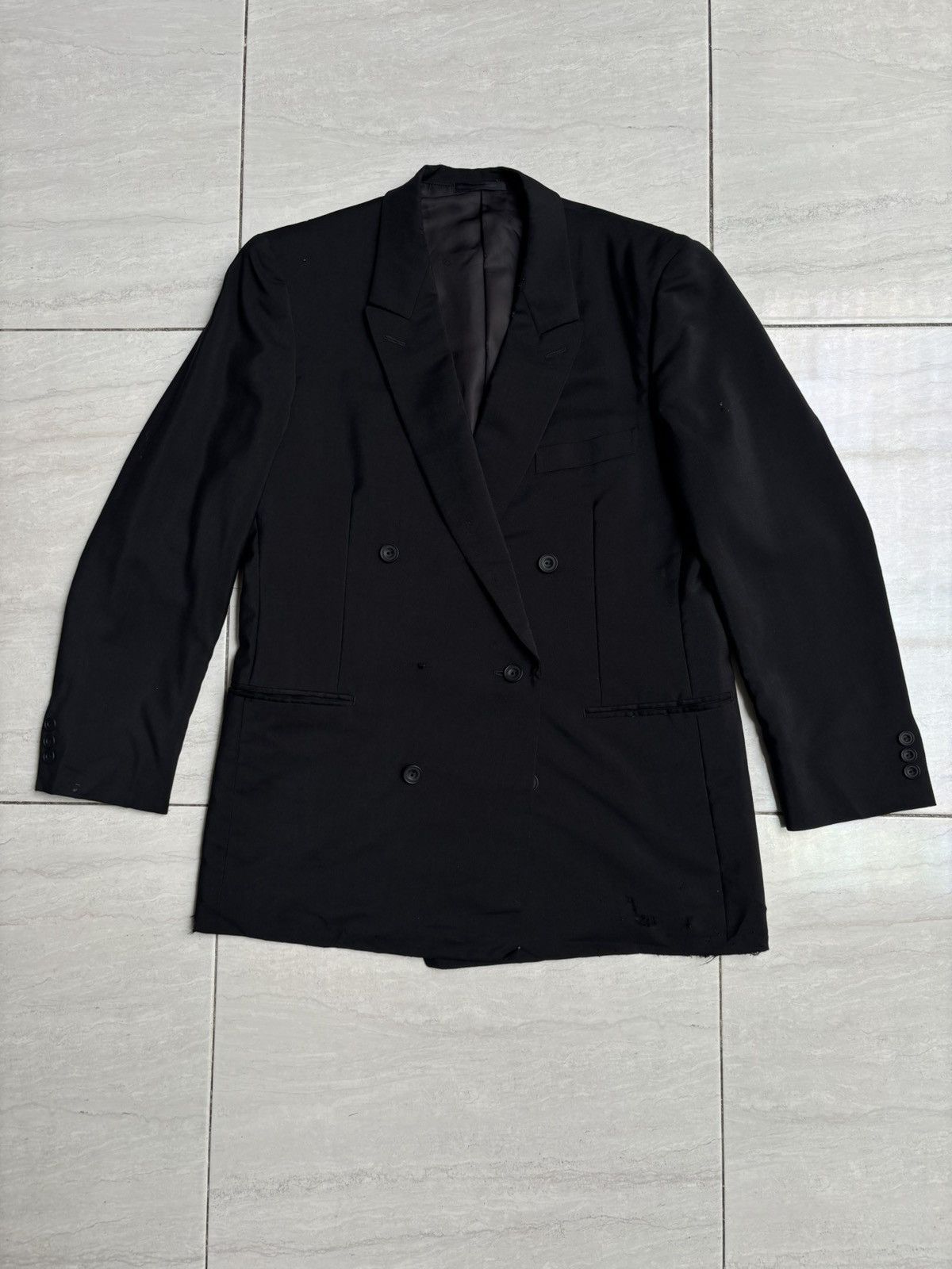 Christian Dior Monsieur Christian Dior Monsieur Black Suit Size 50L - 6 Thumbnail