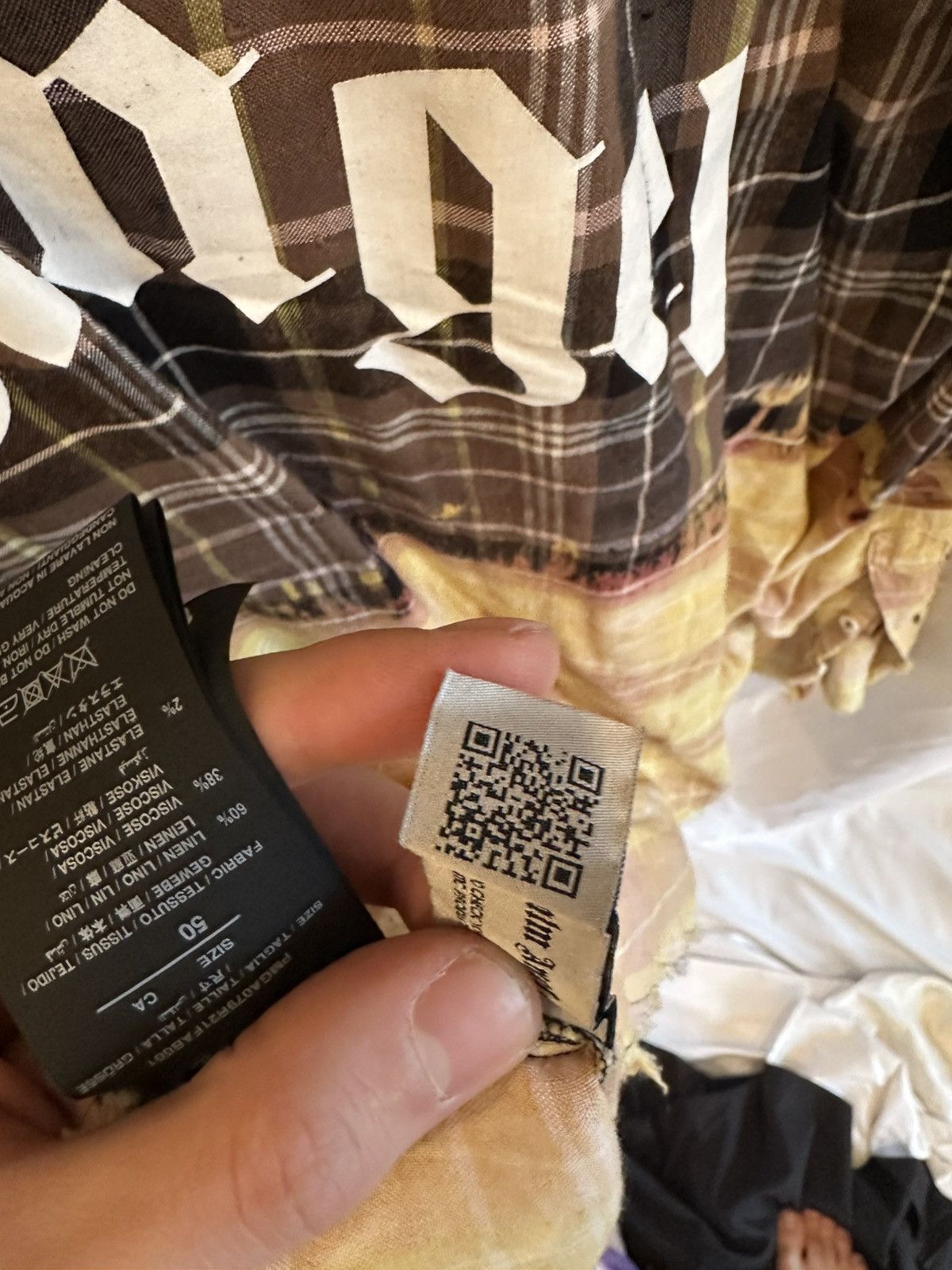 Palm Angels Palm Angels Plaid Shirt Size US M / EU 48-50 / 2 - 6 Thumbnail