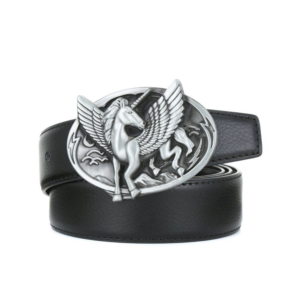 VIBE Modern Vintage Belt Riveted Belts Menswear Accessories Size ONE SIZE - 5 Thumbnail