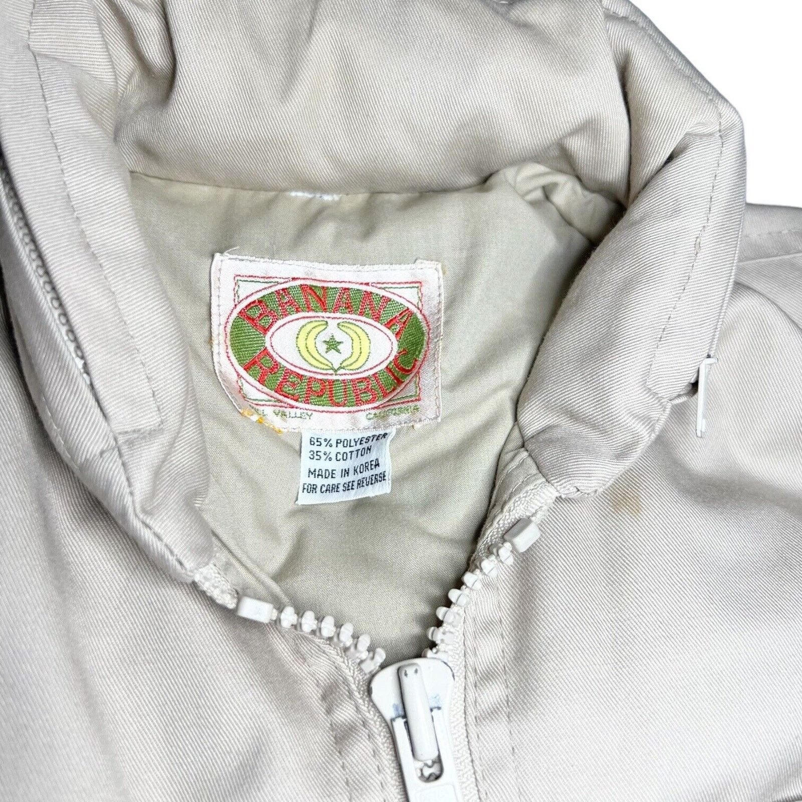 Banana Republic VTG Banana Republic Vest M Beige Safari Photographer Hood Size US M / EU 48-50 / 2 - 3 Thumbnail