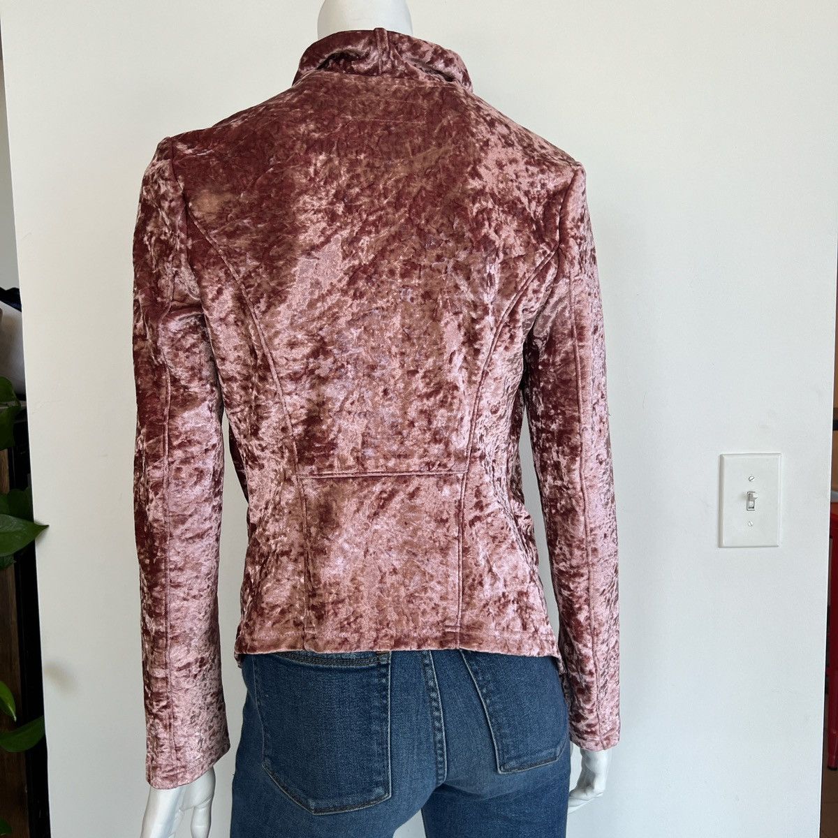 BLANKNYC DRAPED VELVET JACKET Size S / US 4 / IT 40 - 4 Thumbnail