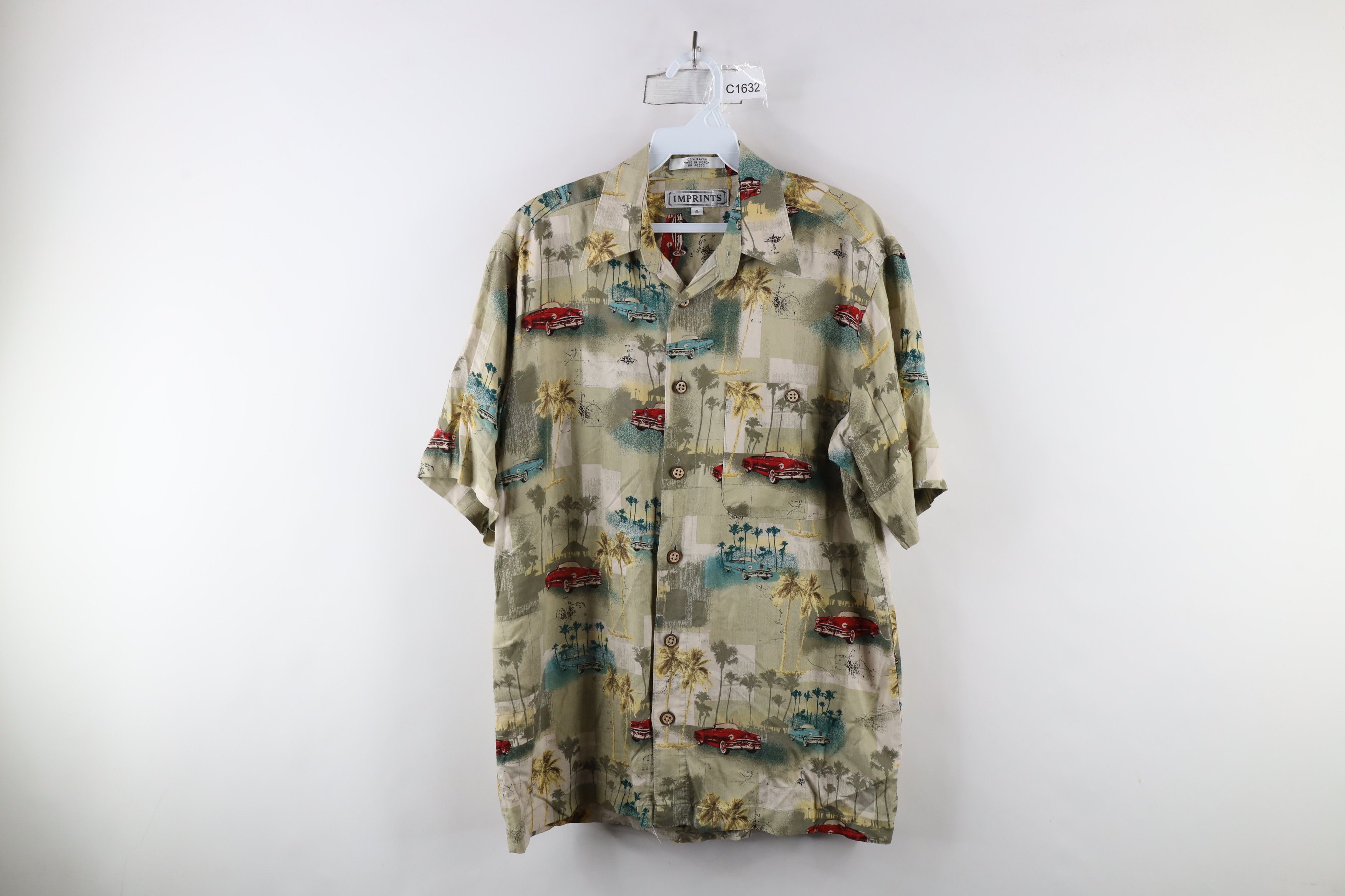 Vintage Vintage 90s Streetwear Car All Over Print Button Shirt Size US S / EU 44-46 / 1 - 1 Thumbnail