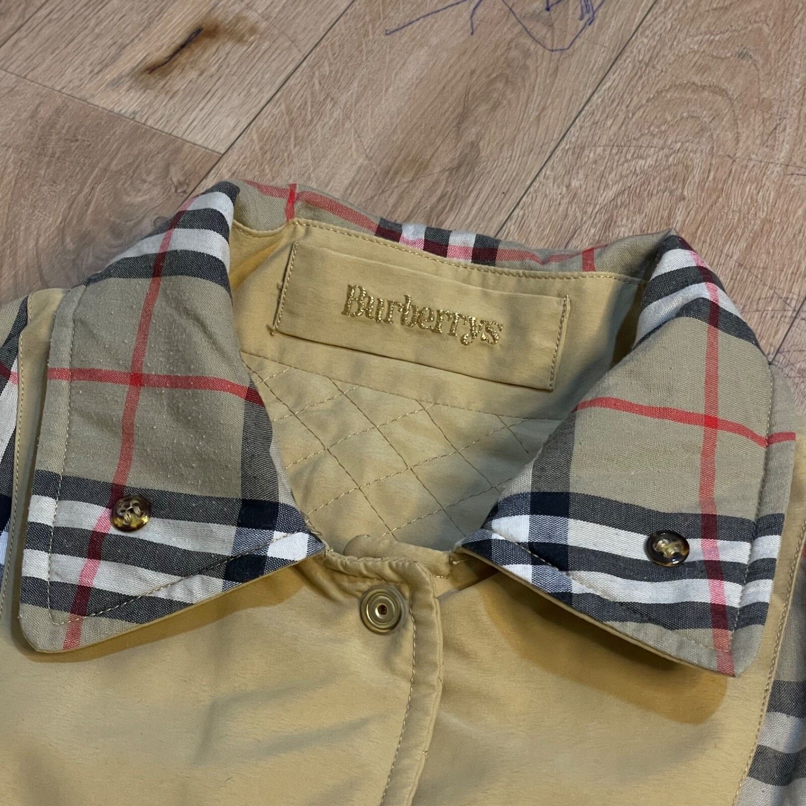 Burberry Burberry Quilted VINTAGE Jacket Nova check Diamond women's Size L / US 10 / IT 46 - 12 Thumbnail