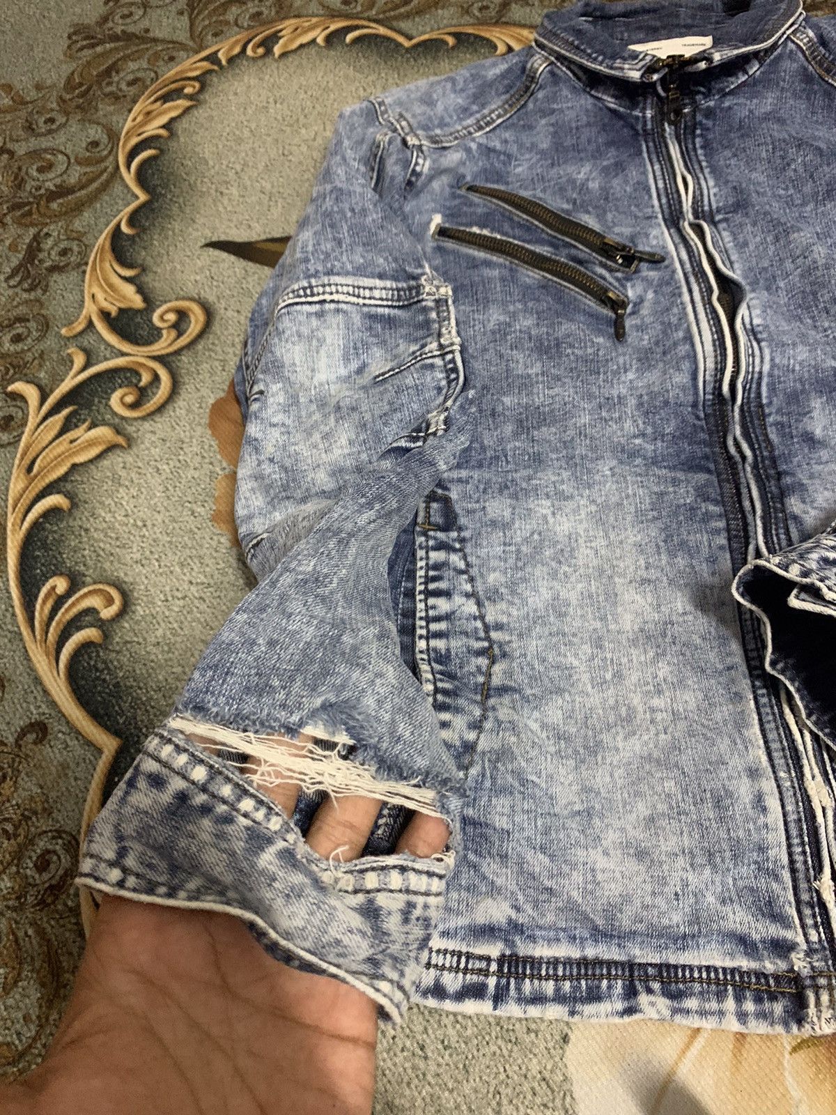 Japanese Brand Vintage Even River Denim Works Wear Jacket Zipper Size US M / EU 48-50 / 2 - 13 Thumbnail
