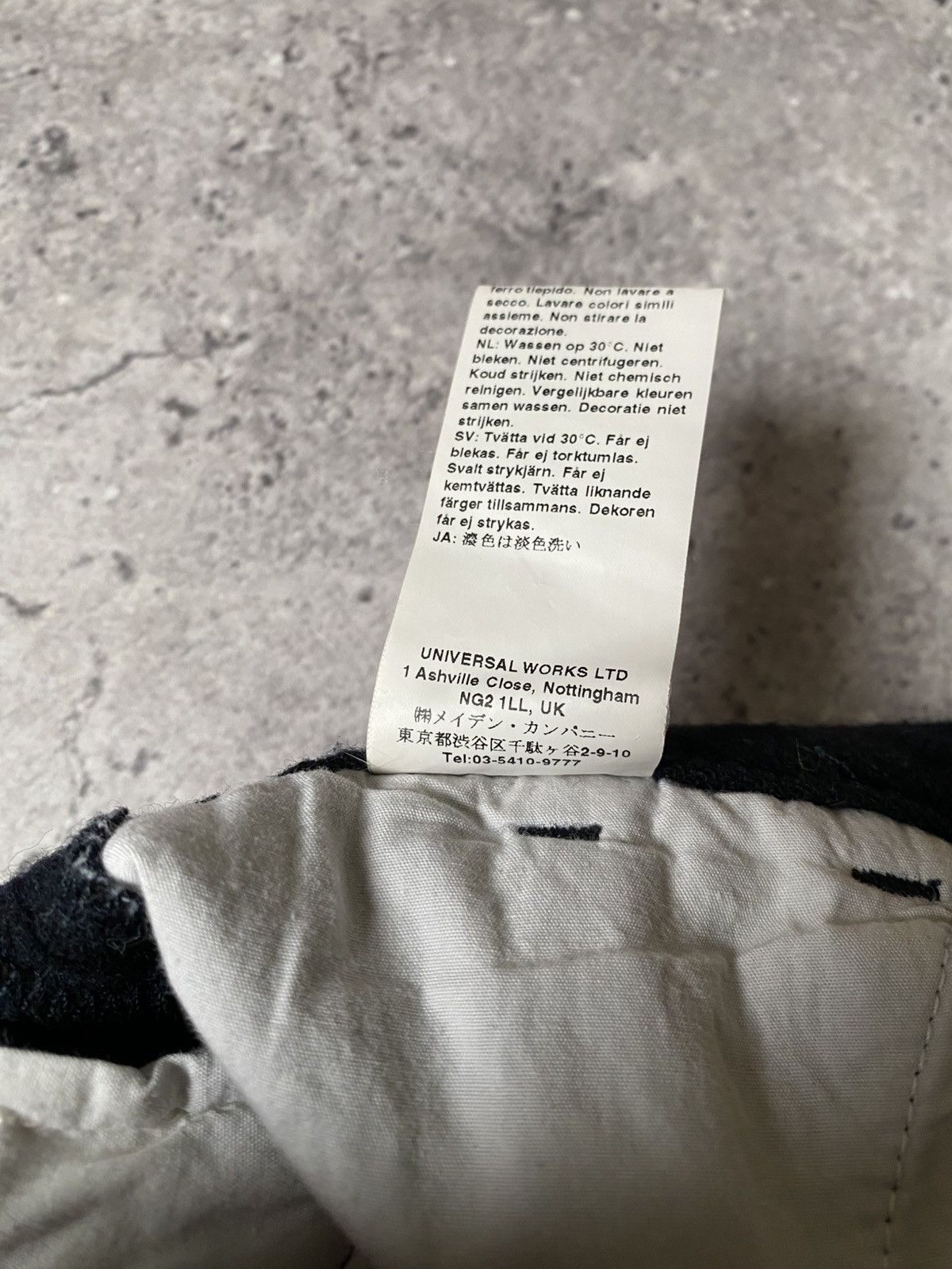 Universal Works Vintage Universal Work Pants Black Size 32 Men’s Size US 32 / EU 48 - 9 Thumbnail