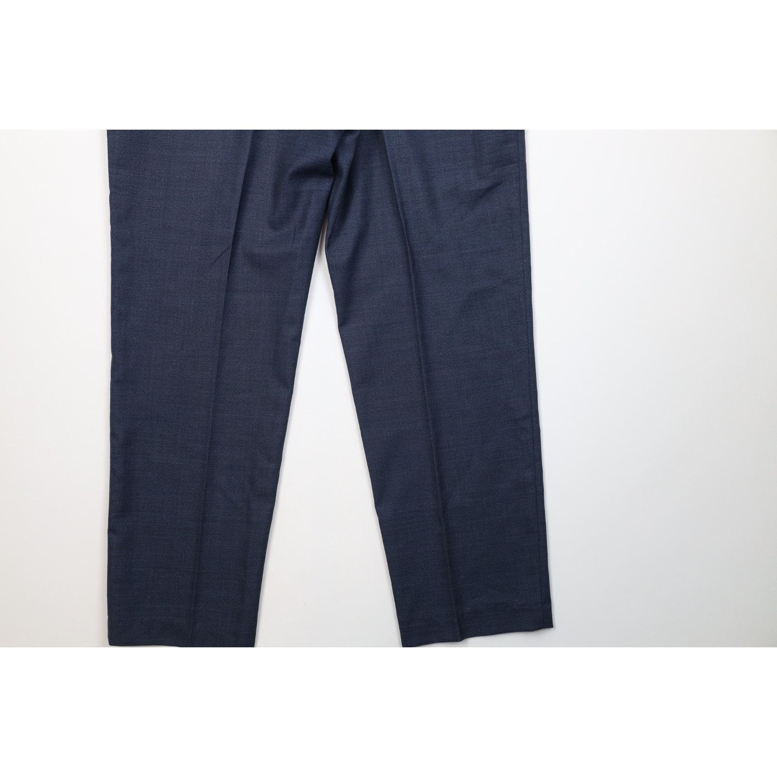 Vintage Vintage Streetwear 2 Piece Super 100s Wool Suit Wedding Size 46R - 19 Thumbnail