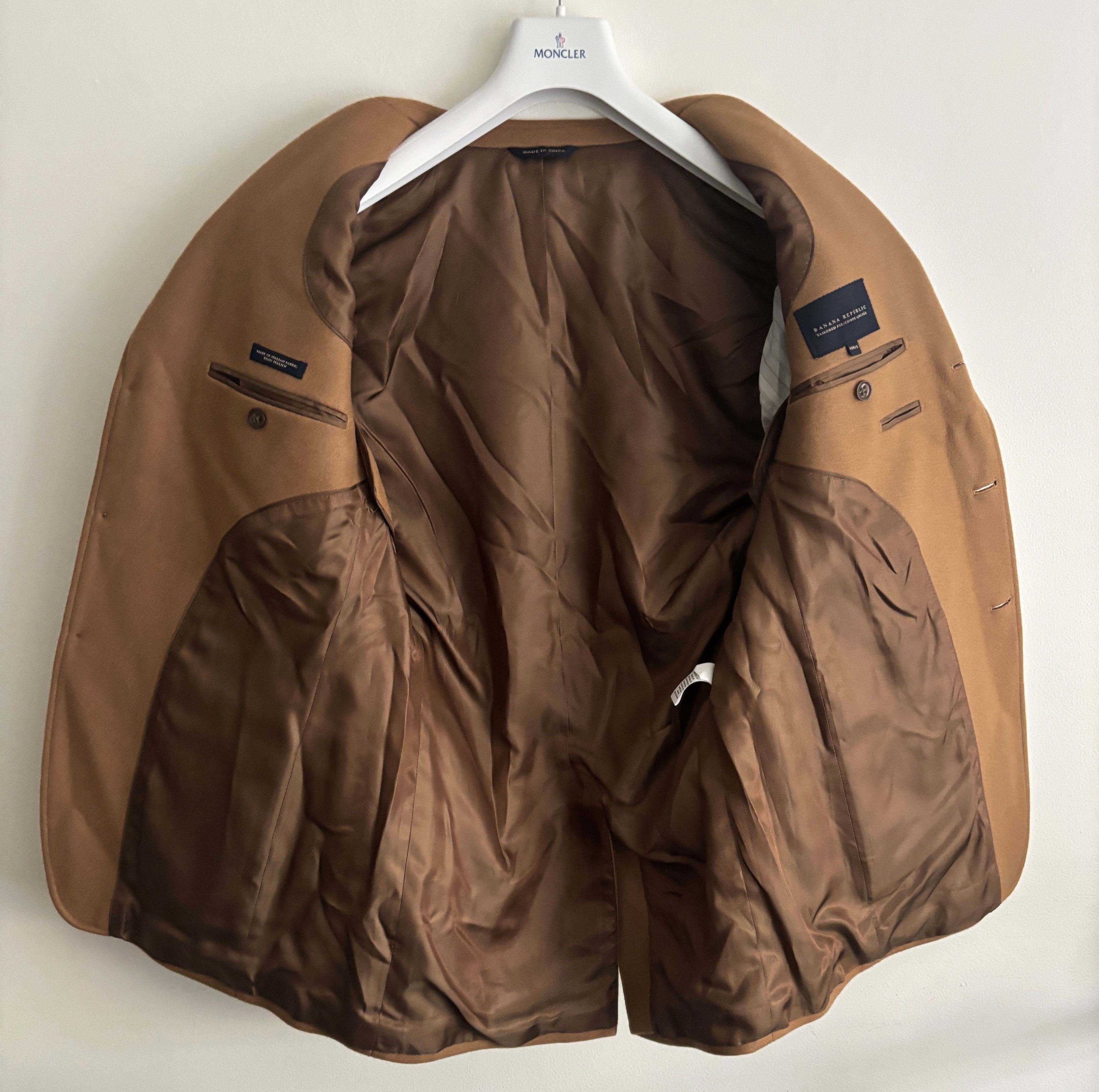 Banana Republic $375 Camel/ Tan Wool Field Jacket/ Sport Coat- Medium Size US M / EU 48-50 / 2 - 9 Thumbnail