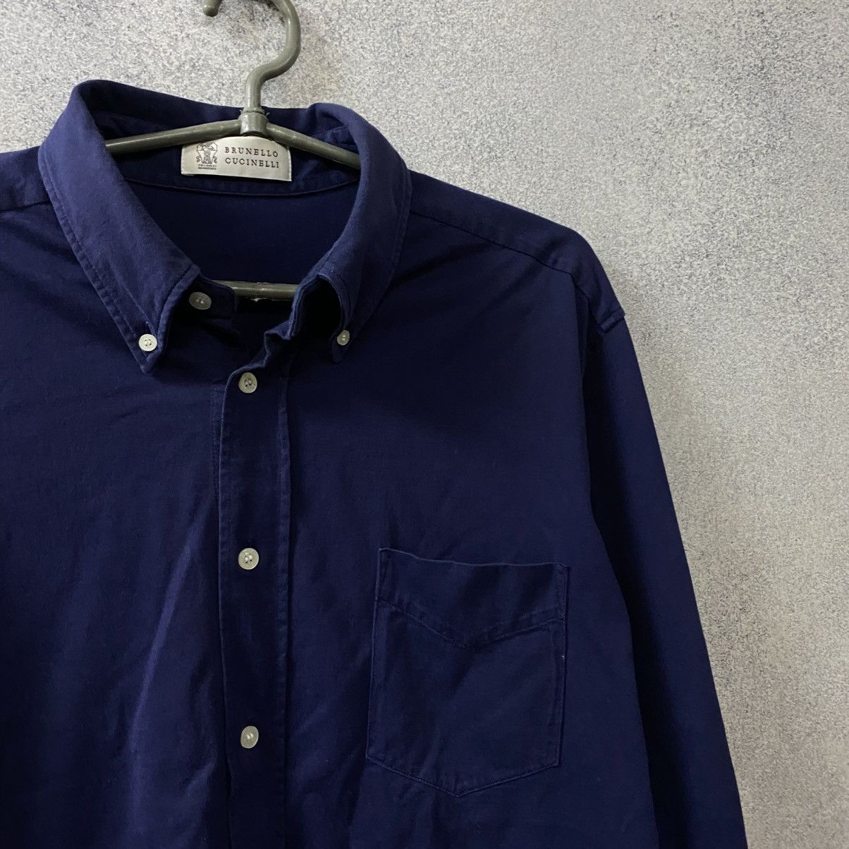 Brunello Cucinelli Brunello Cucinelli shirt cotton Size US L / EU 52-54 / 3 - 3 Thumbnail