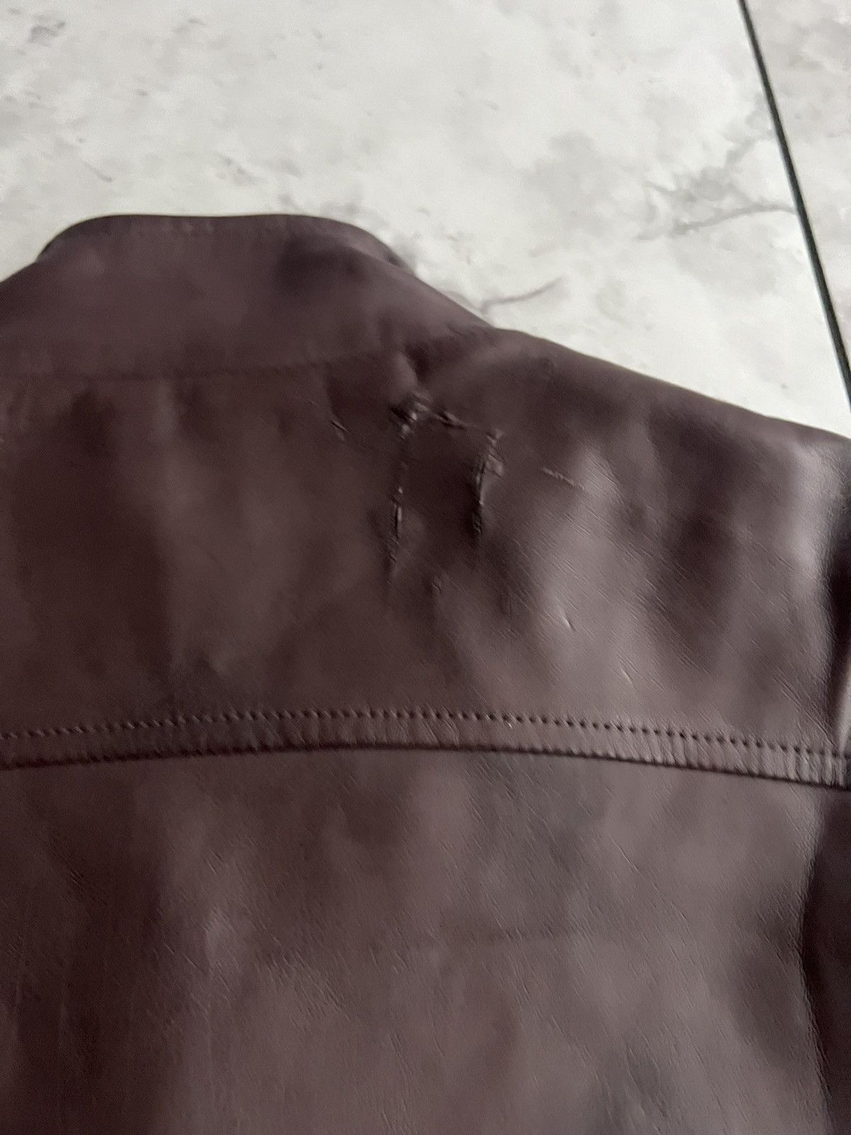 semanticdesign Semantic Design Brown Faux Leather Jacket Size US M / EU 48-50 / 2 - 3 Thumbnail