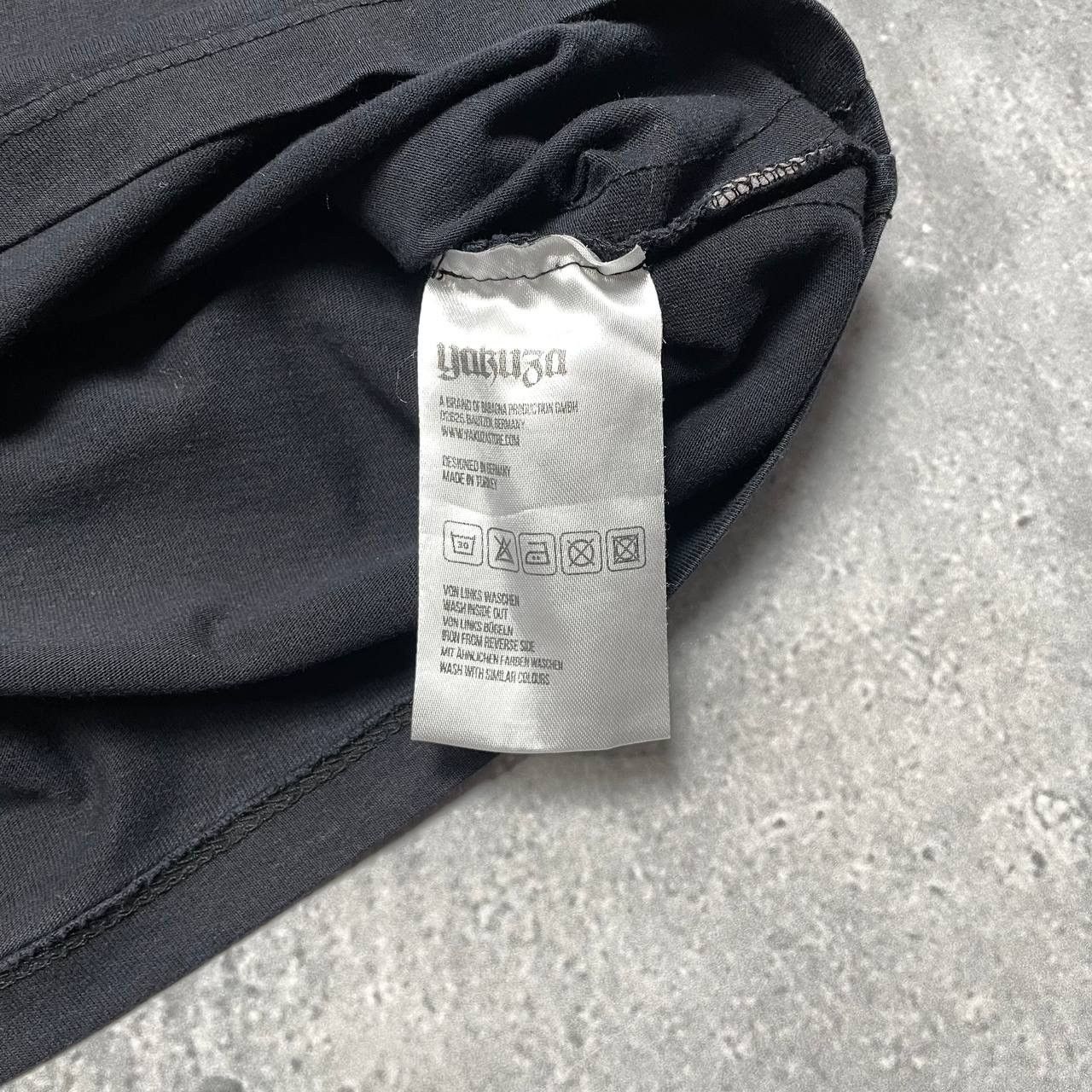 Japanese Brand Yakuza Aggressive Y2K T Shirt Black/ Gray Size XL Size US XL / EU 56 / 4 - 6 Thumbnail