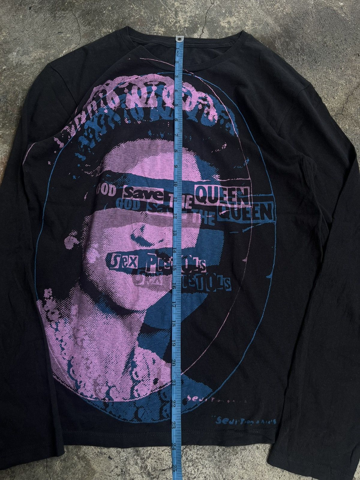 Isamu Katayama Backlash SEDITIONARIES SEX PISTOLS GOD SAVE THE QUEEN JAPANESE SLEEVE Size US M / EU 48-50 / 2 - 7 Thumbnail