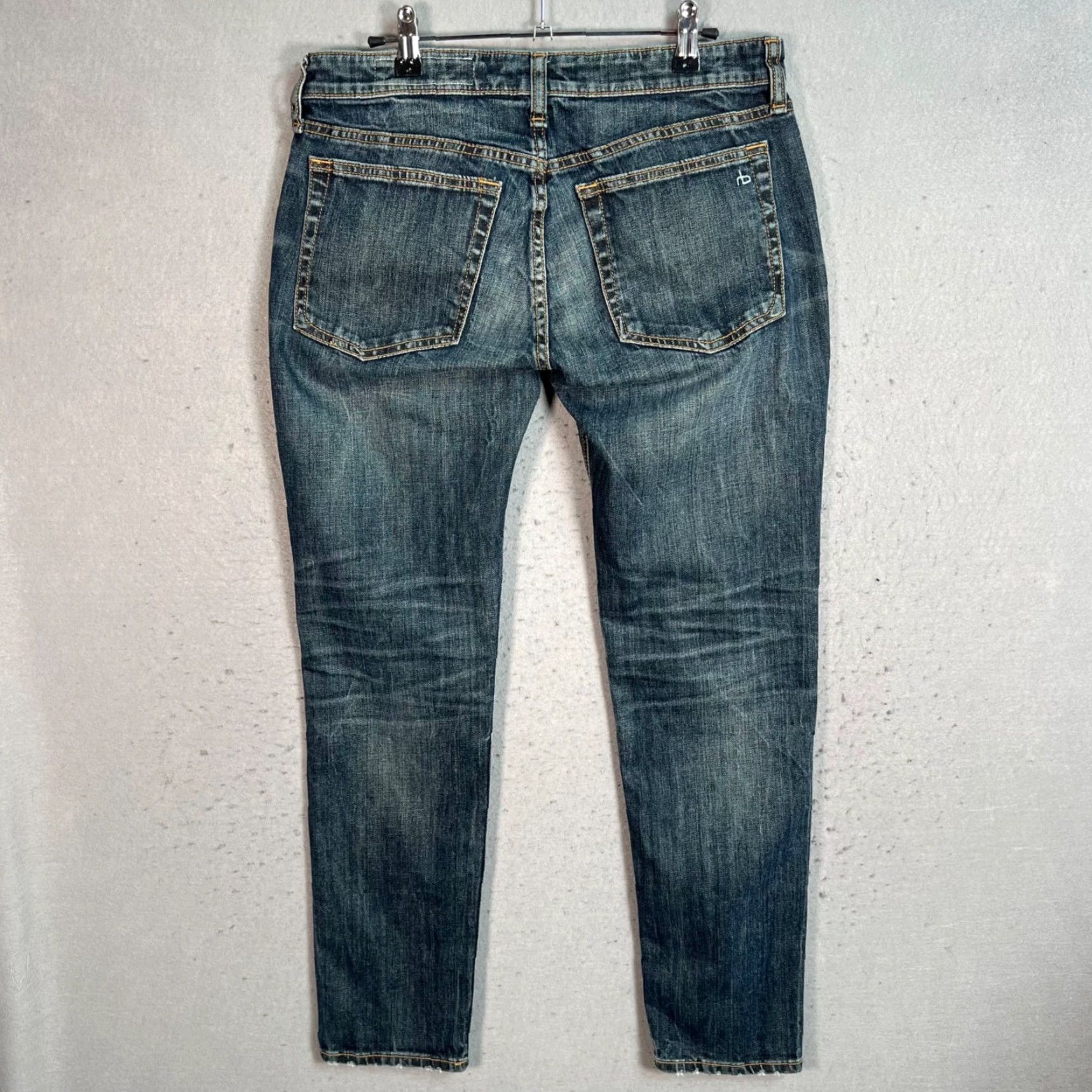 Rag & Bone Rag & Bone New York Womens Low-Rise Slim Boyfriend Jeans Size 26 Size 26" / US 2 / IT 38 - 2 Thumbnail
