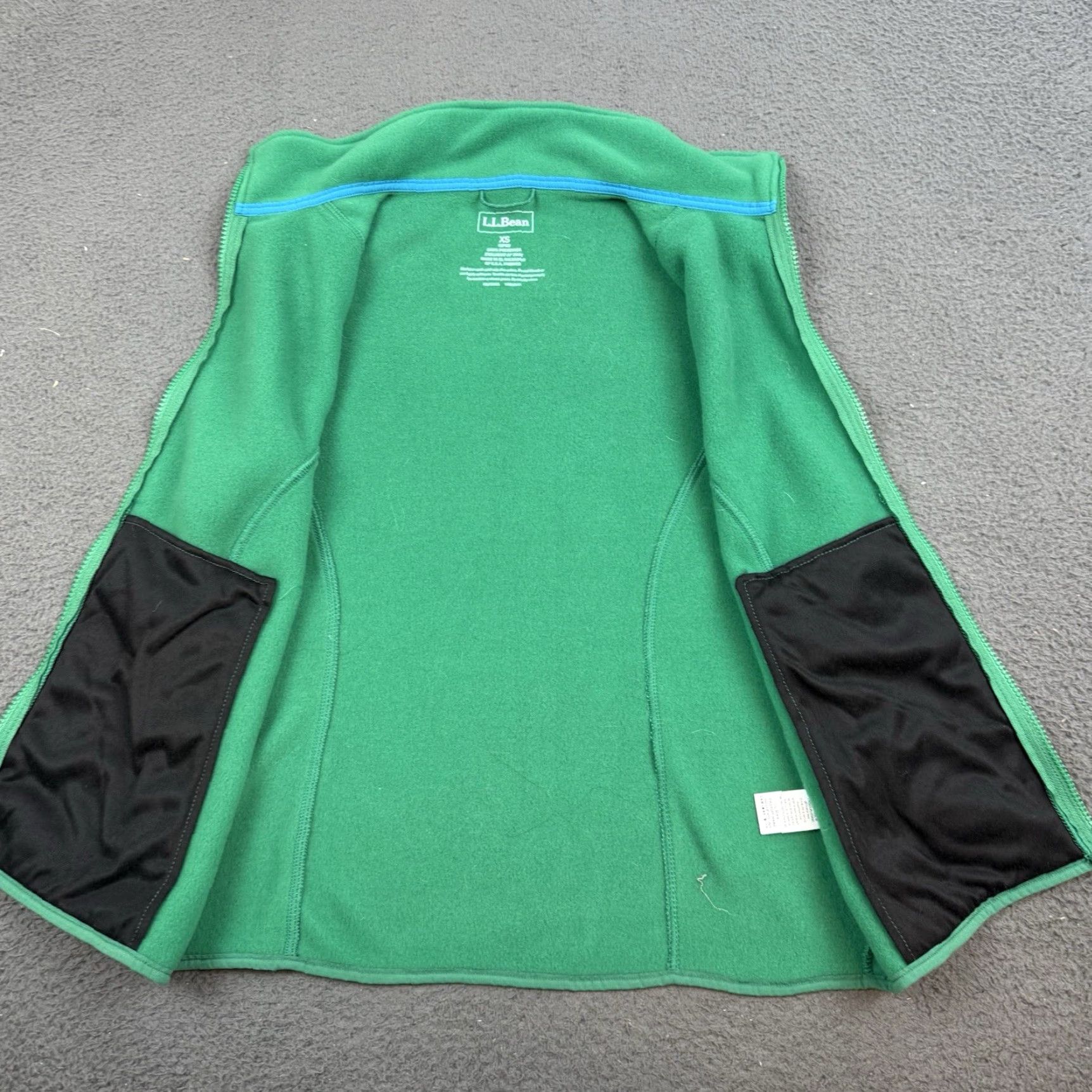 Vintage LL Bean Fleece Vest Mens XS Green Full Zip Polartec Hiking Mock Neck Vest Size US S / EU 44-46 / 1 - 4 Thumbnail