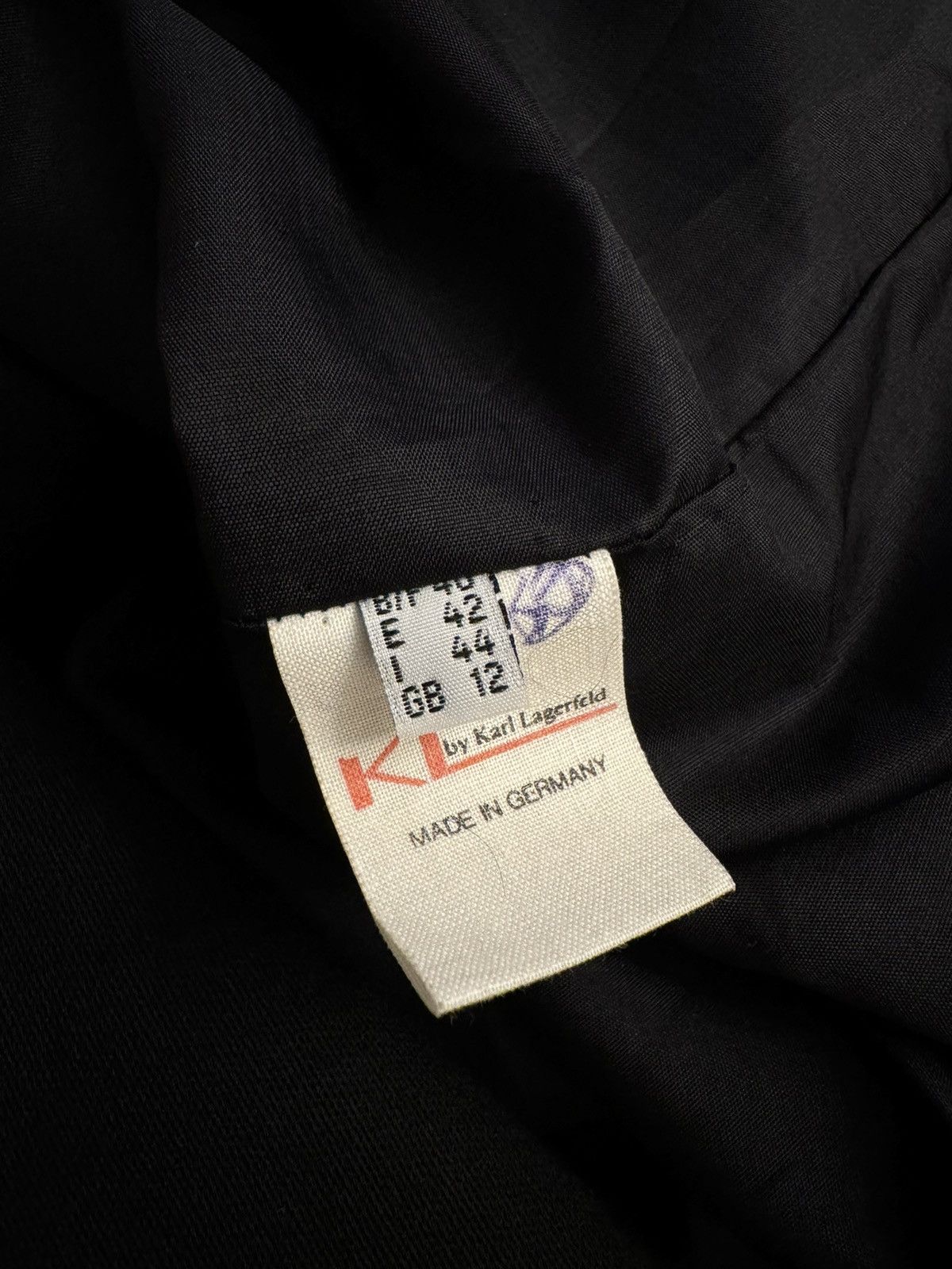 Karl Lagerfeld Karl by Karl Lagerfeld black dress vintage 90s 80s vintage Size M / US 6-8 / IT 42-44 - 6 Thumbnail