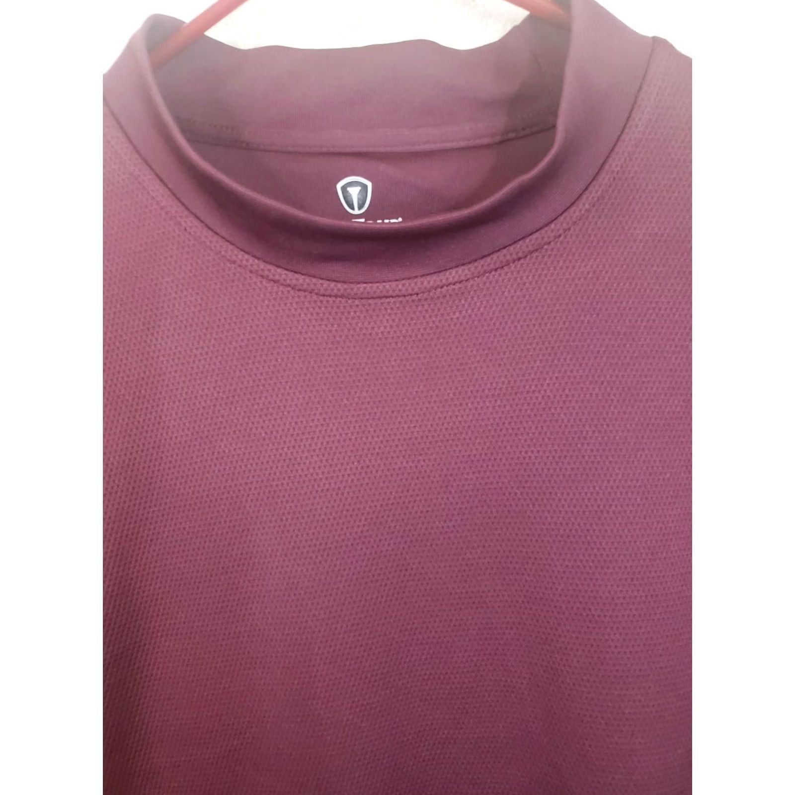 Vintage Pro Tour Shirt 2XLT Garnet Mock Pullover Long Sleeve Polyester Mens Shirt Size US XXL / EU 58 / 5 - 3 Thumbnail