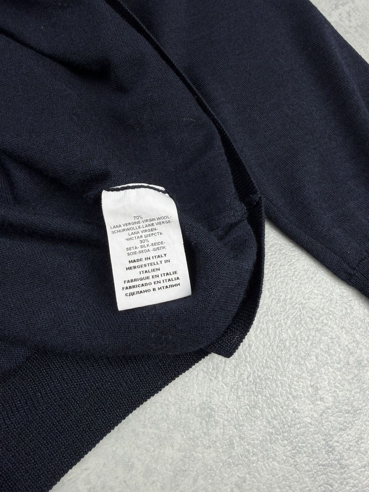 Gran Sasso Gran Sasso Wool/Silk V-Neck Knit Sweater Men’s Size L Size US L / EU 52-54 / 3 - 7 Thumbnail