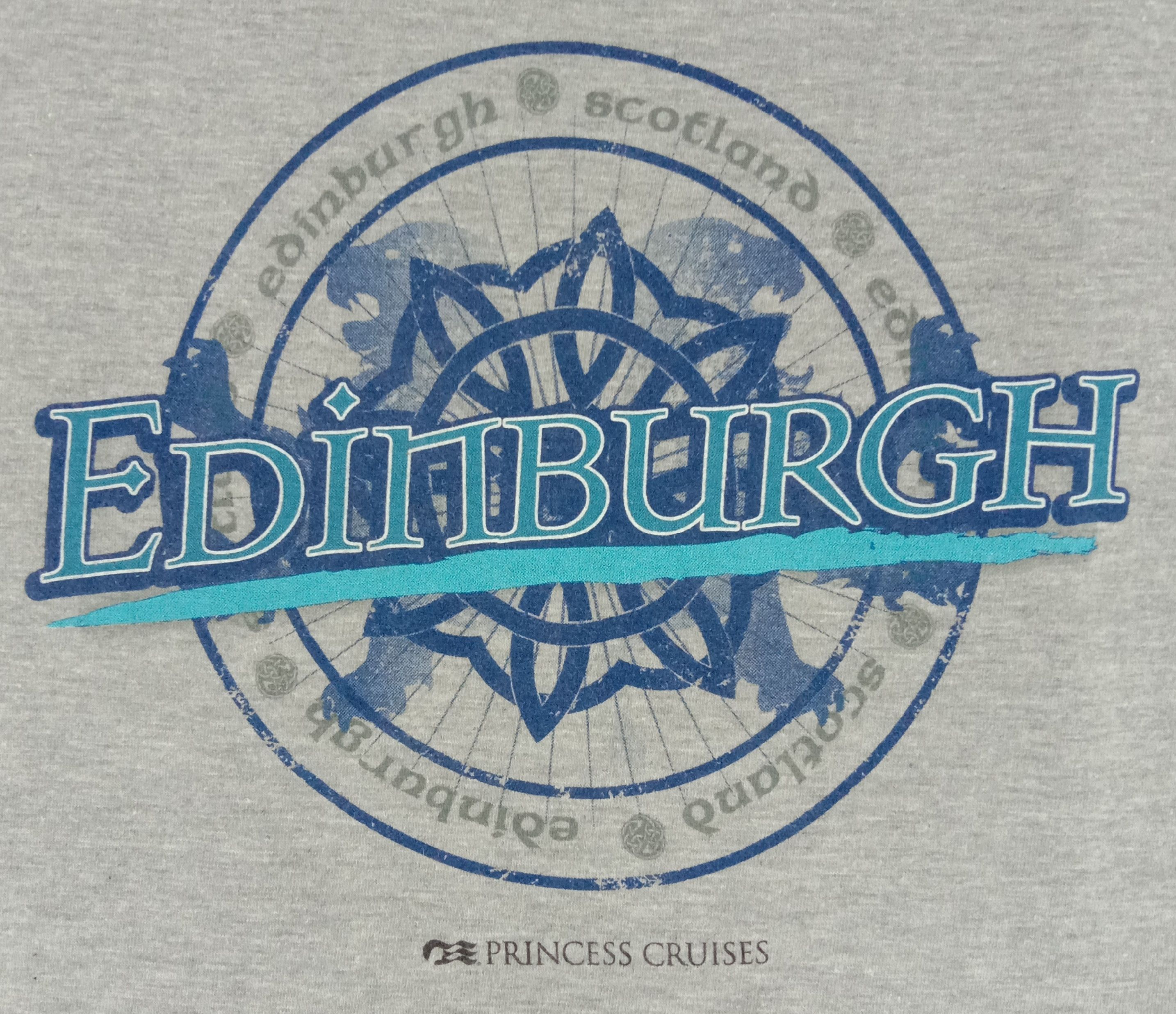 Vintage Vintage Edinburgh Scotland Princess Cruises T Shirt Size US XL / EU 56 / 4 - 2 Thumbnail