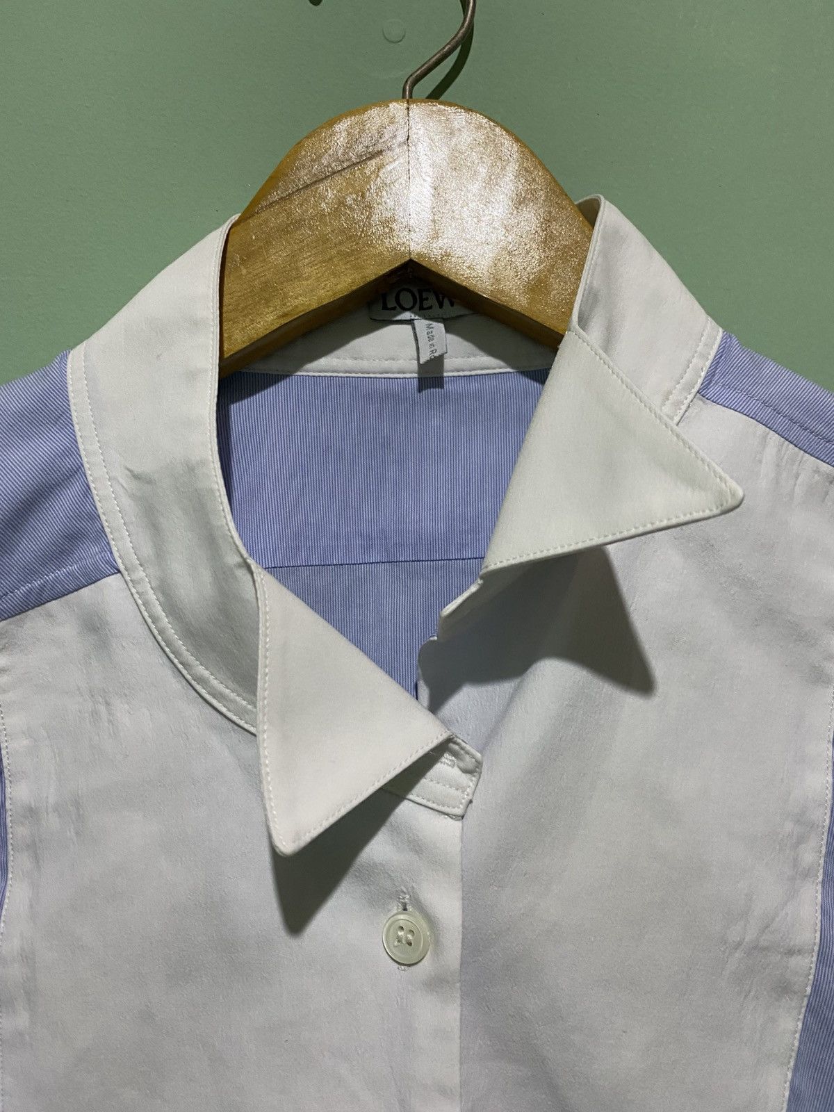 LOEWE COLORBLOCK ASYMMETRIC SHIRT